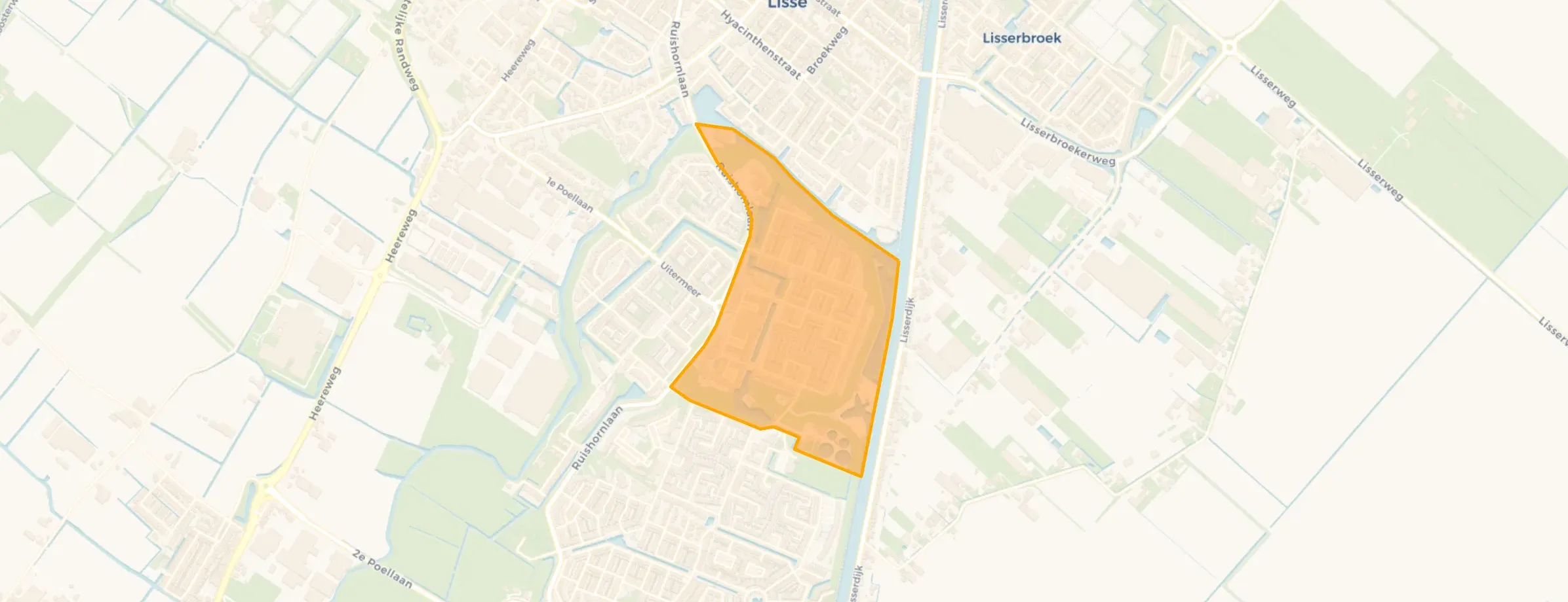 Kaart van Componistenbuurt