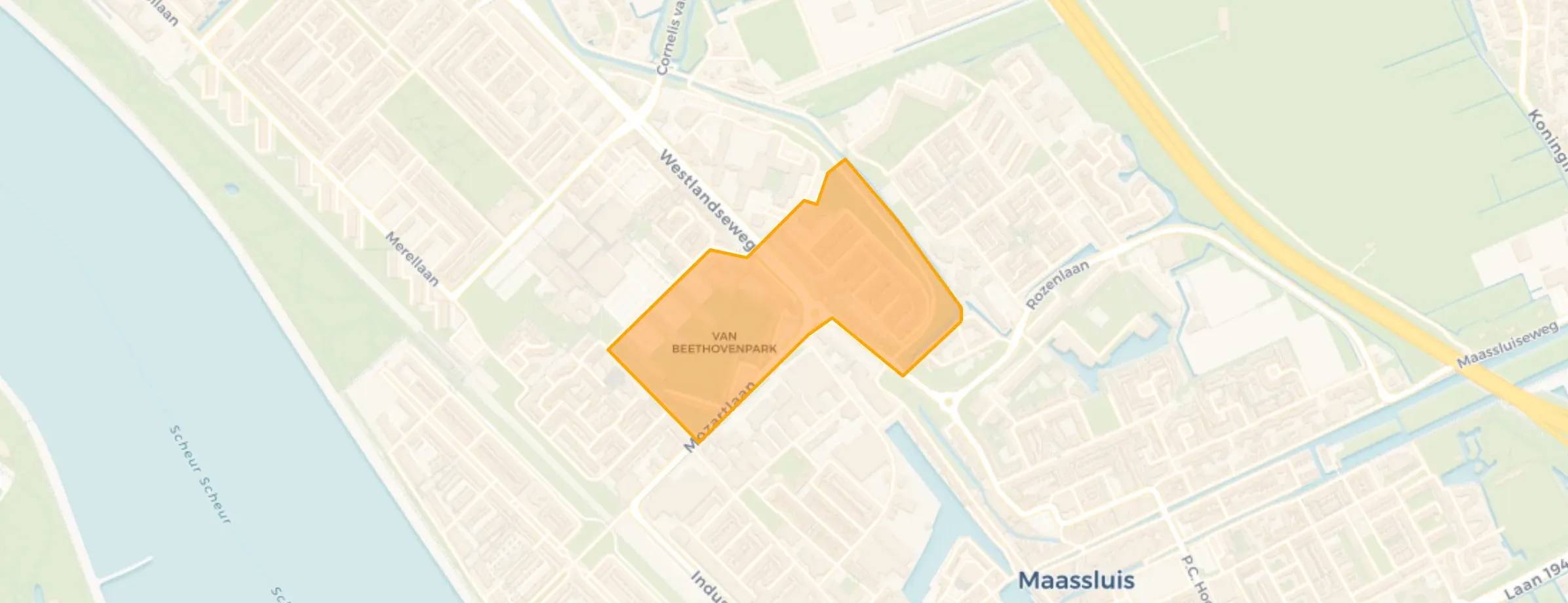 Buurt Componistenbuurt, Maassluis