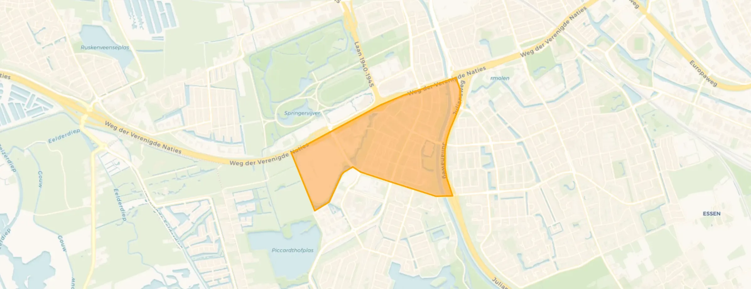 Buurt Corpus den Hoorn, Groningen