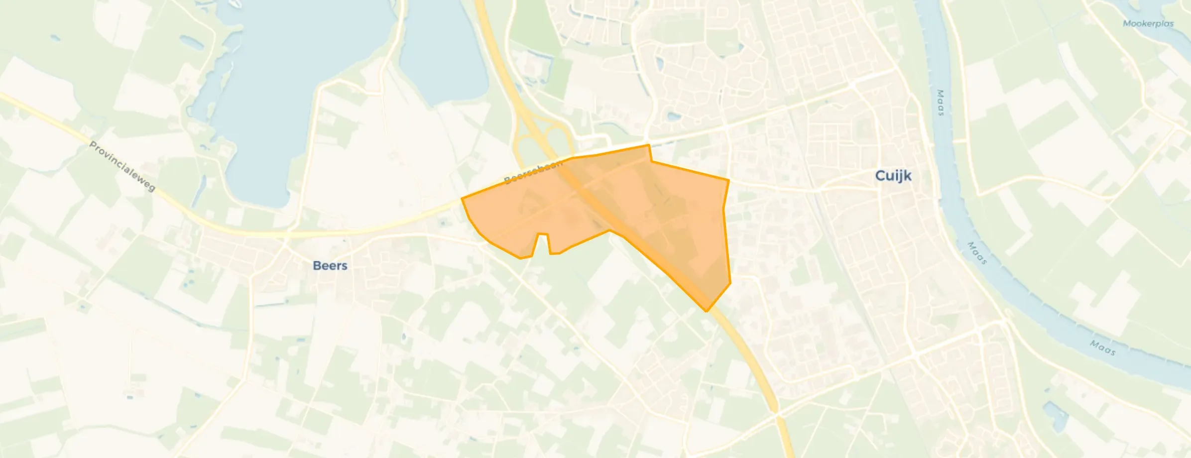 Cuijk buitengebied ten westen