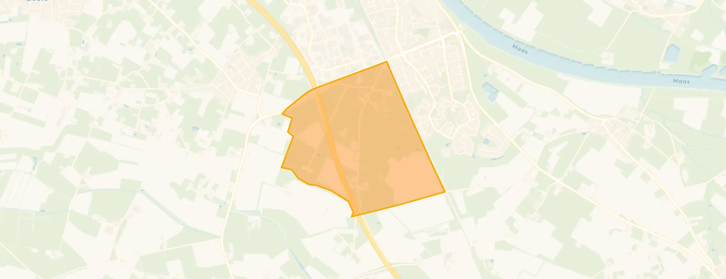 Cuijk buitengebied ten zuid-westen