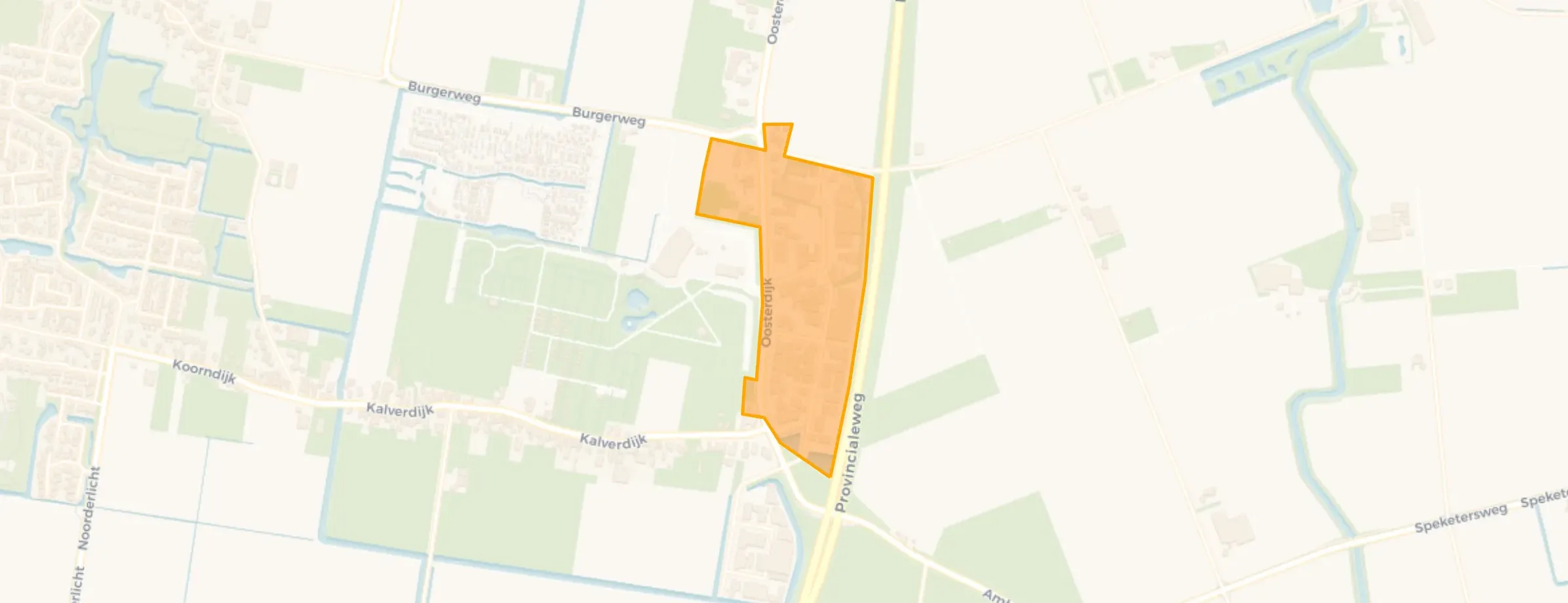 Kaart van De Banne en omgeving