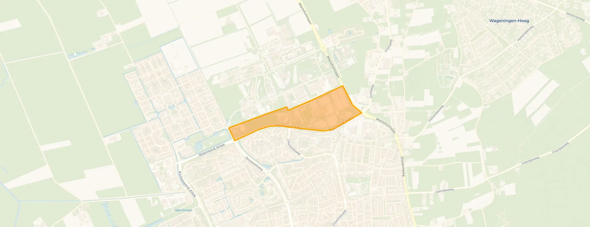 Buurt De Blauwe Bergen en de Bongerd, Wageningen