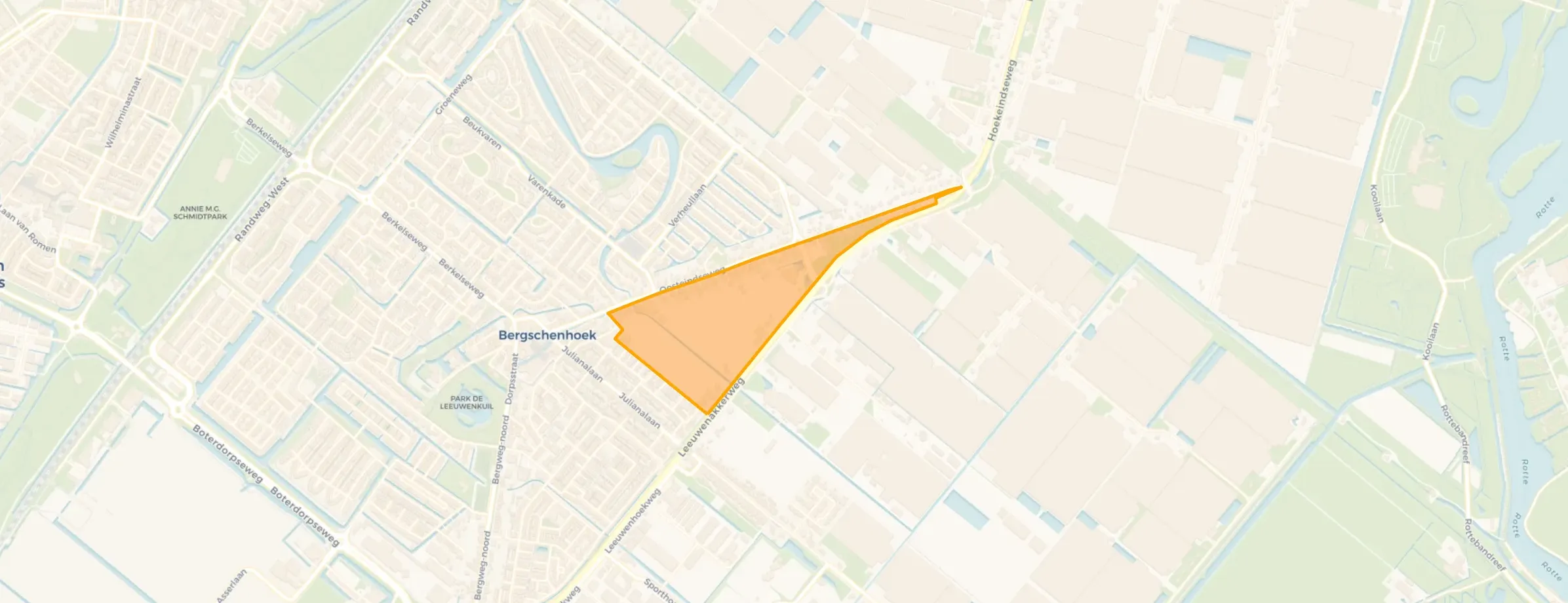 Kaart van De Driehoek
