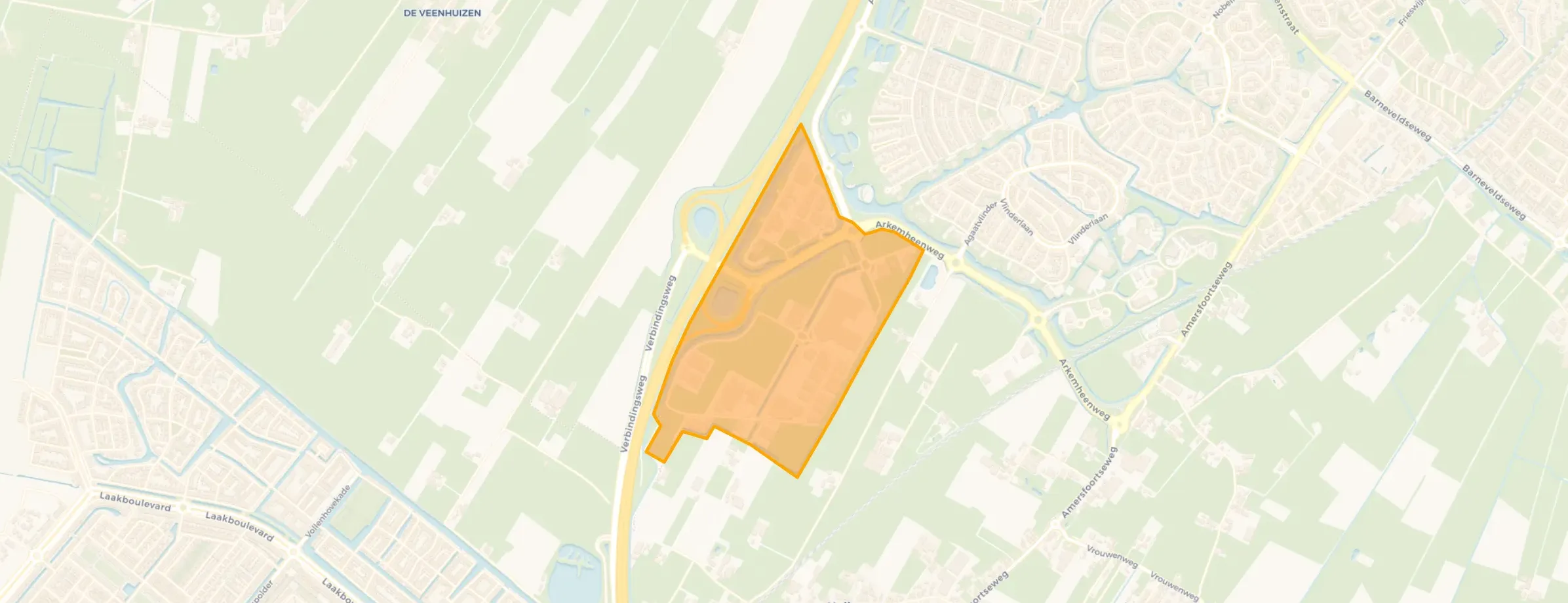Kaart van De Flier/Arkerpoort