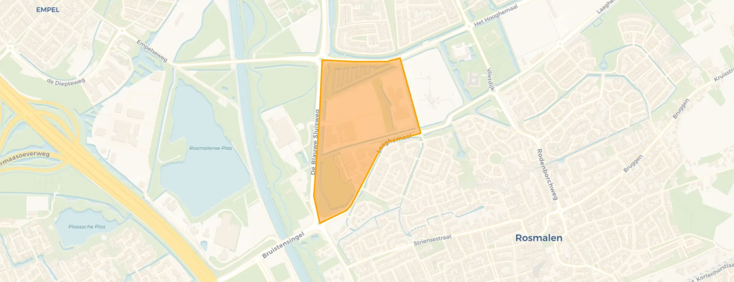 Kaart van De Groote Vliet
