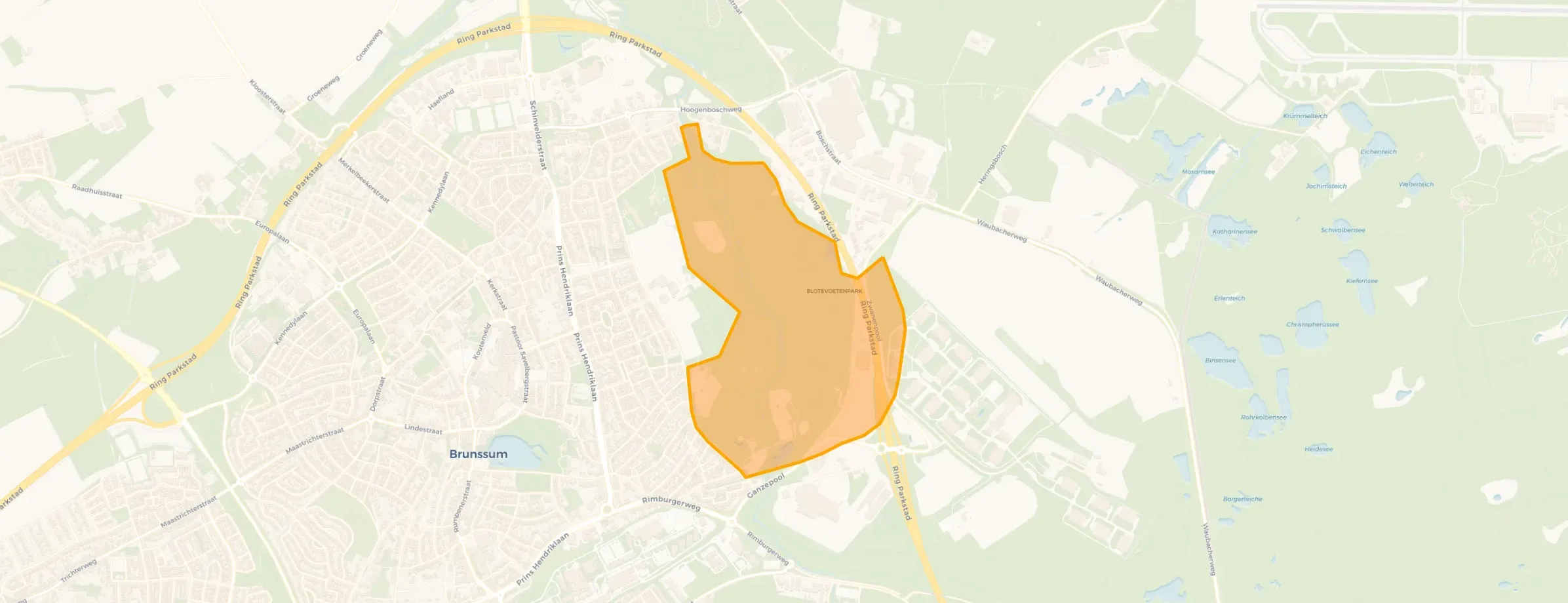 Kaart van De Heide