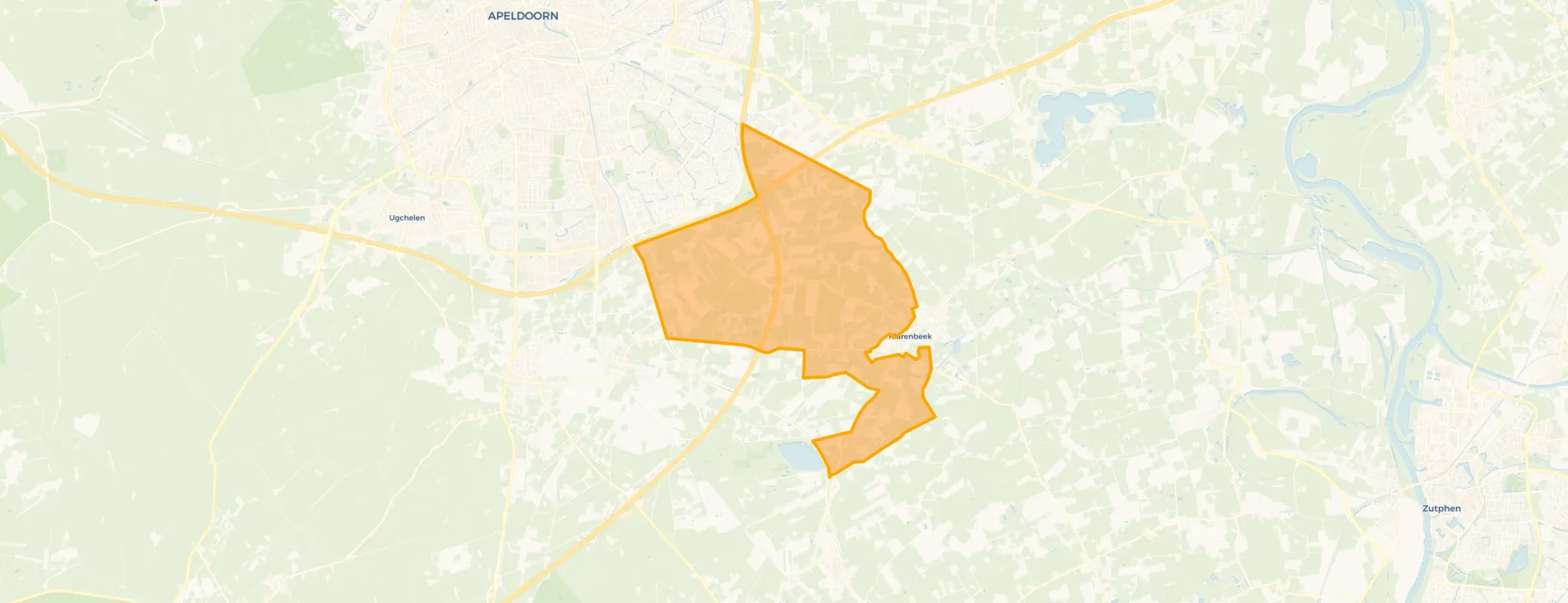 Kaart van De Hooilanden
