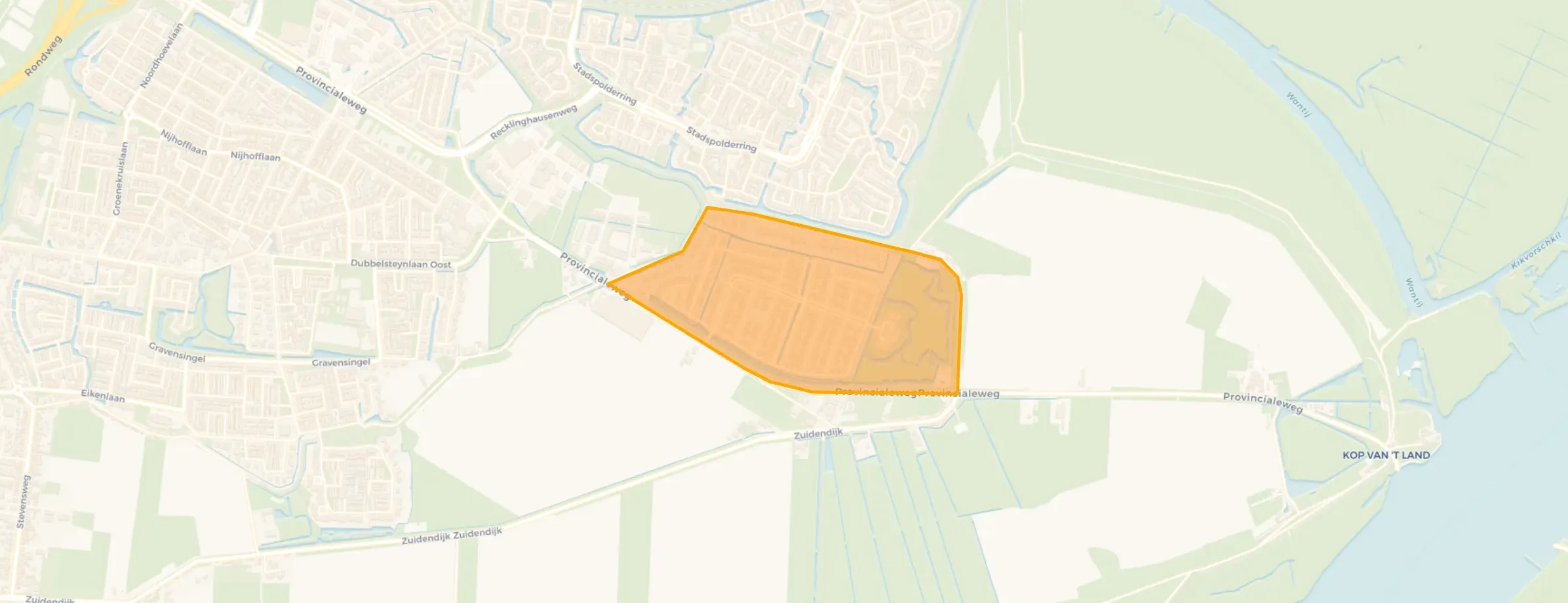 Kaart van De Hoven