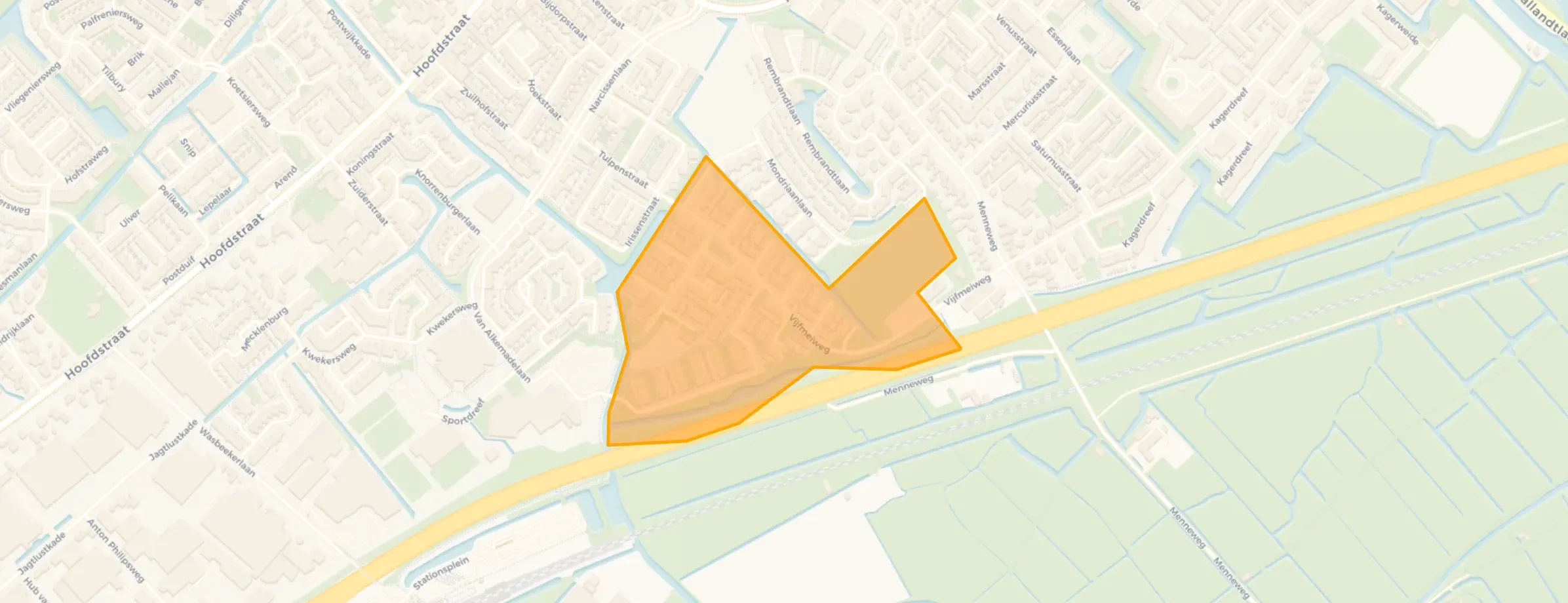 Kaart van De Hoven