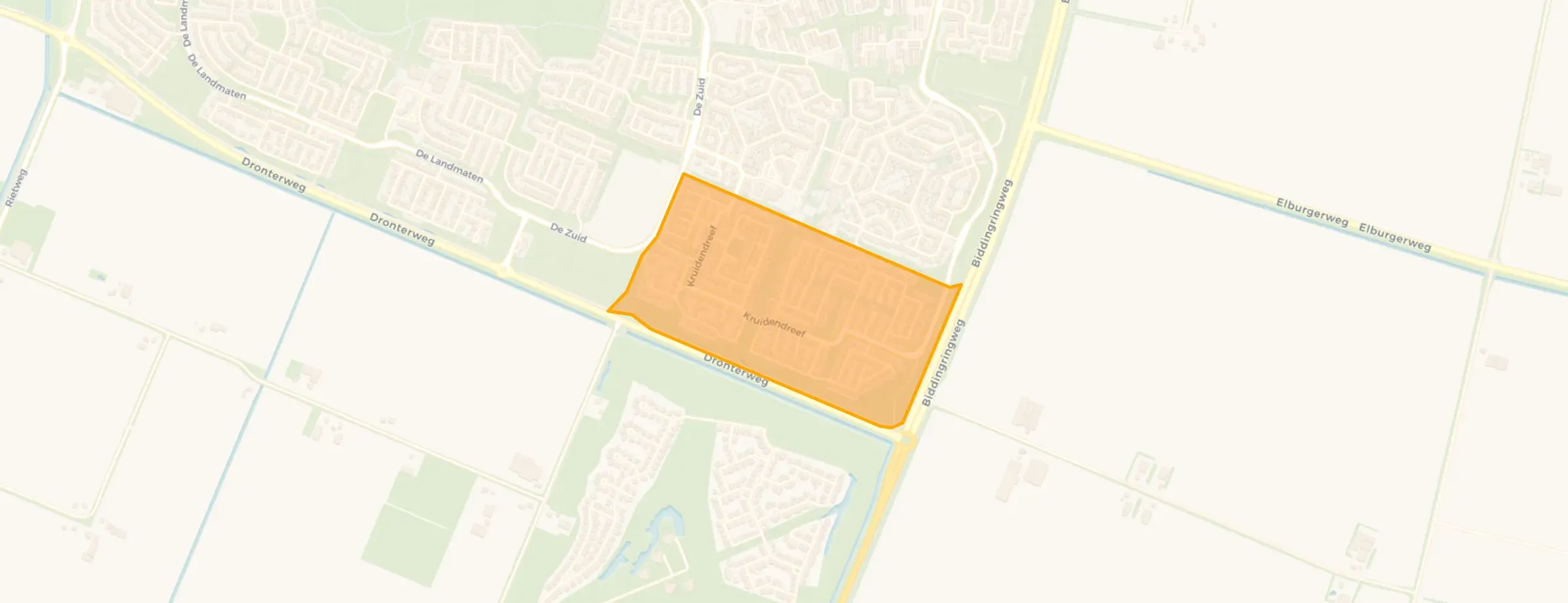Buurt De Kruidentuin, Dronten