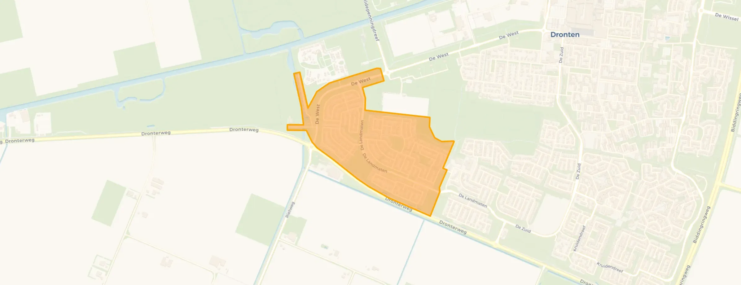 Buurt De Landmaten, Dronten