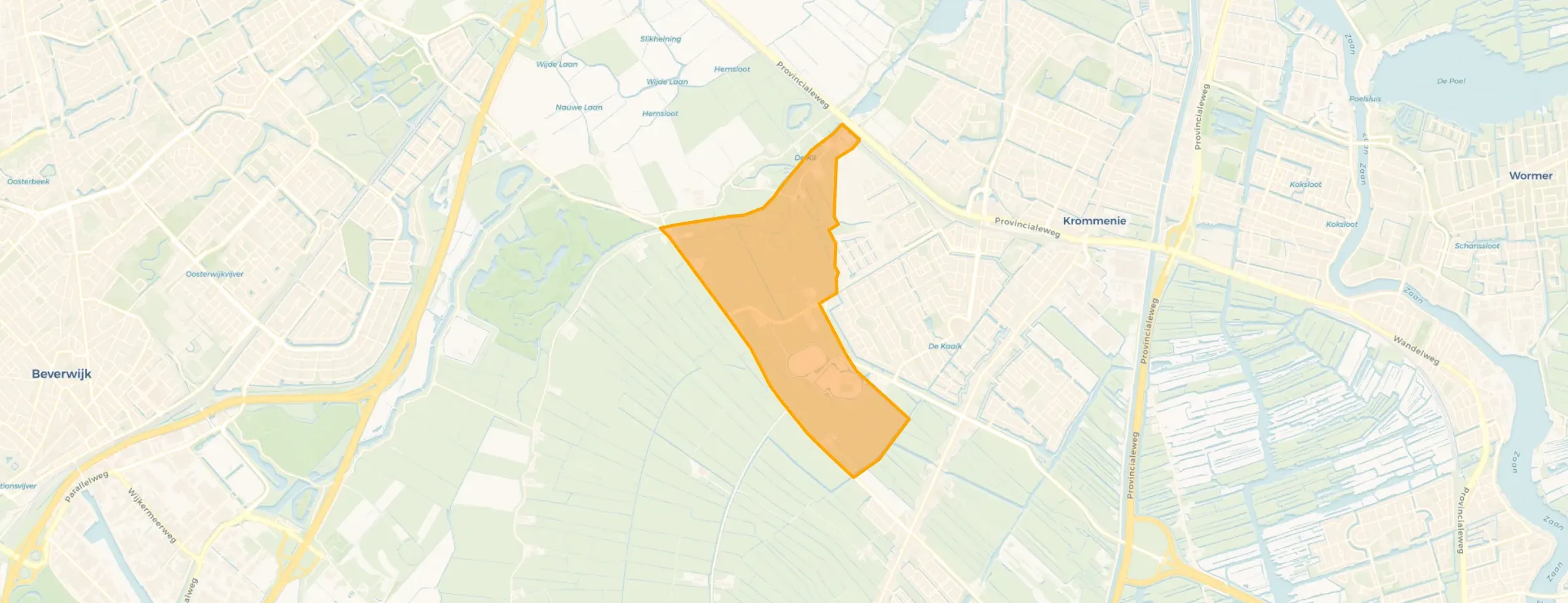 Kaart van De Omzoom