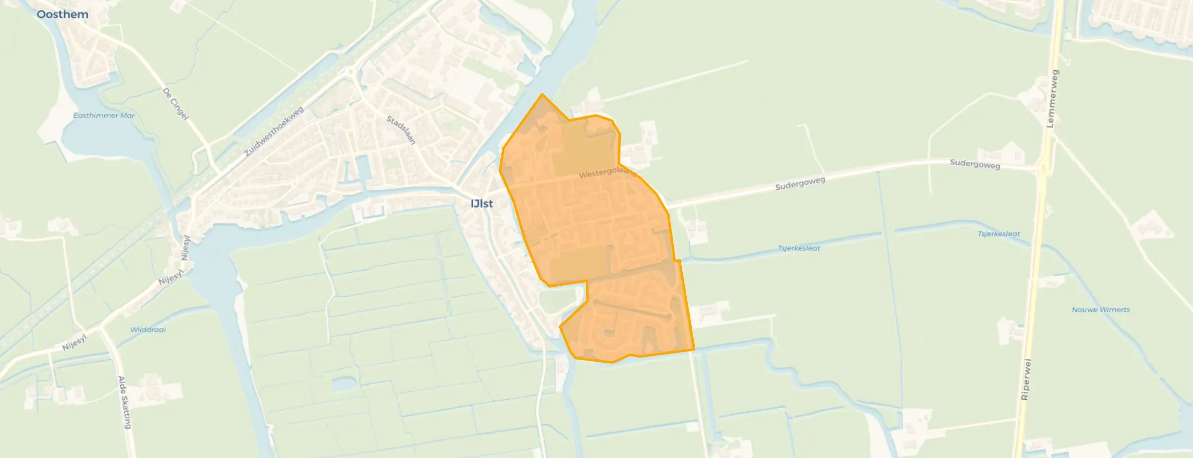 Kaart van De Rat-Cloosterkamp