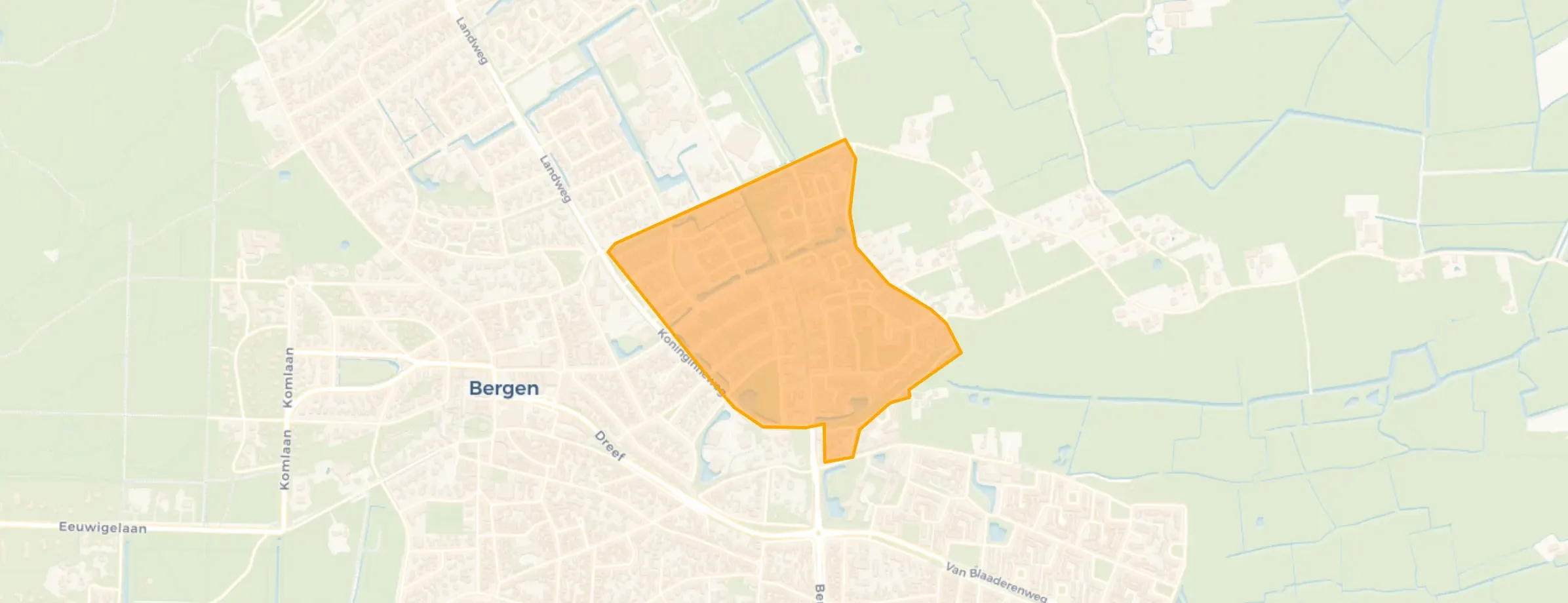 Kaart van De Rekere