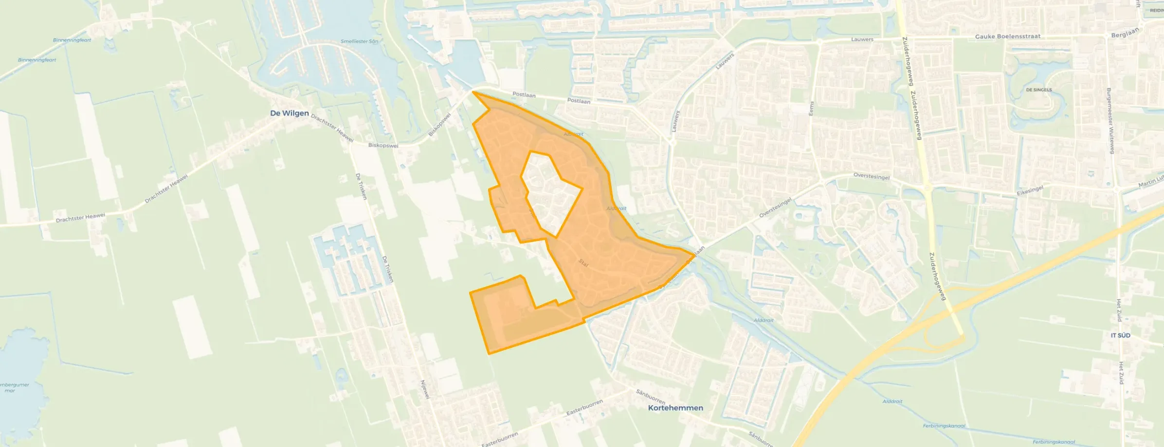 Buurt De Trisken rondom, Drachten