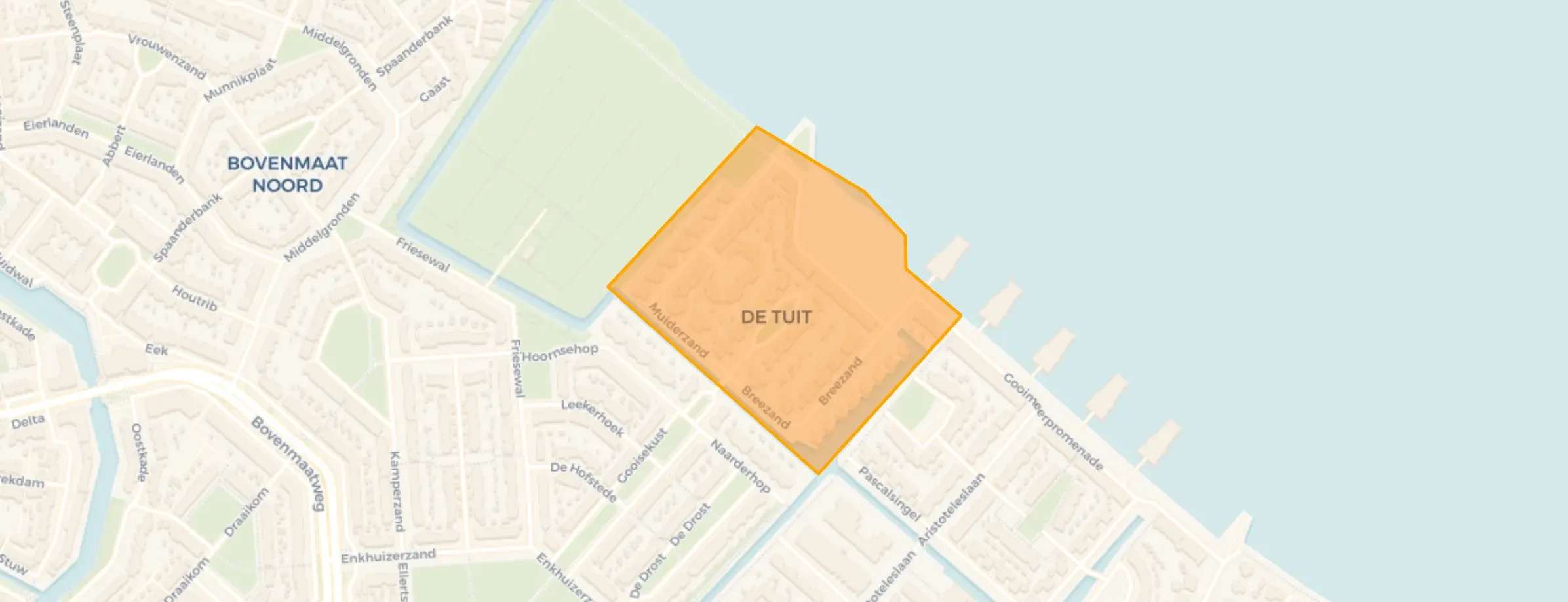 Kaart van De Tuit