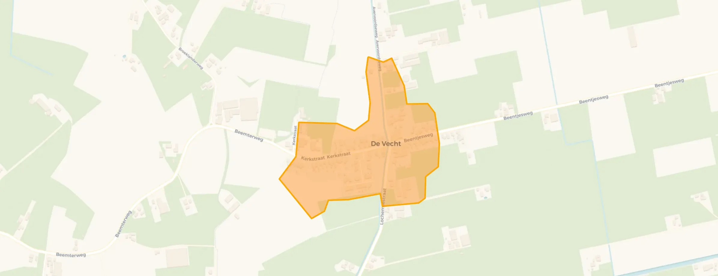 Kaart van De Vecht