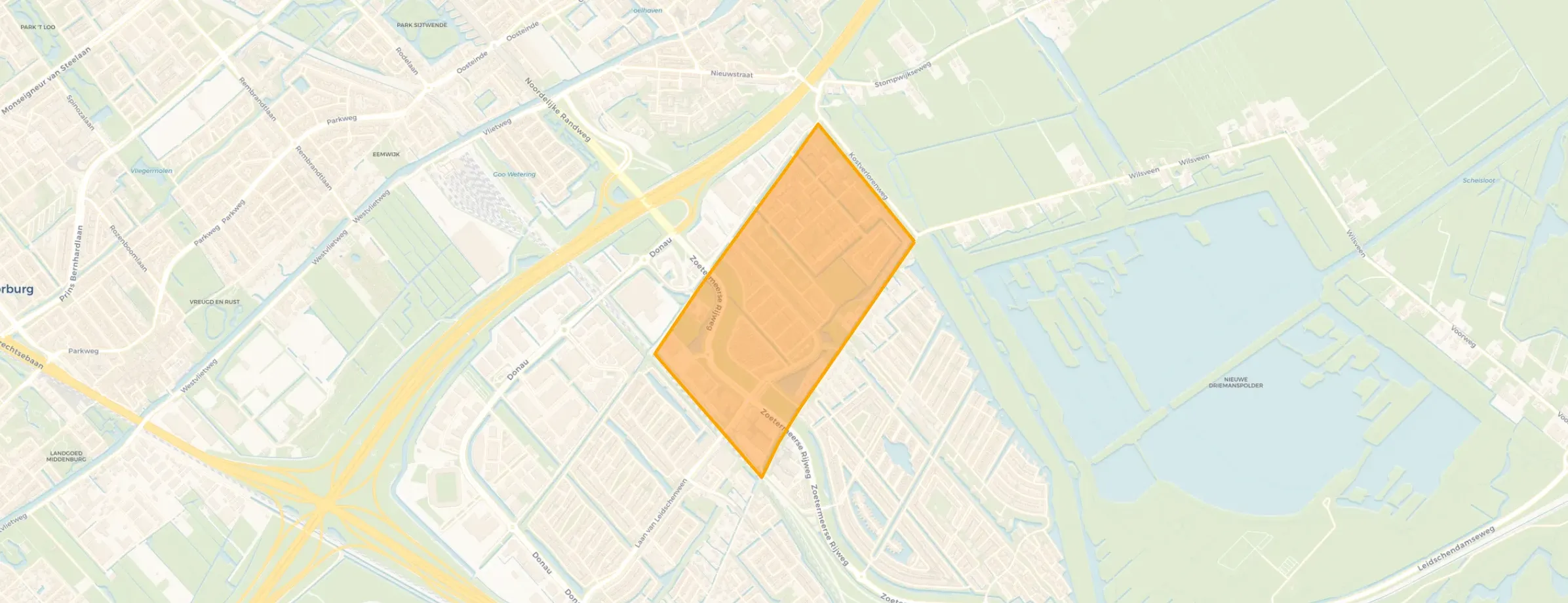 Kaart van De Velden