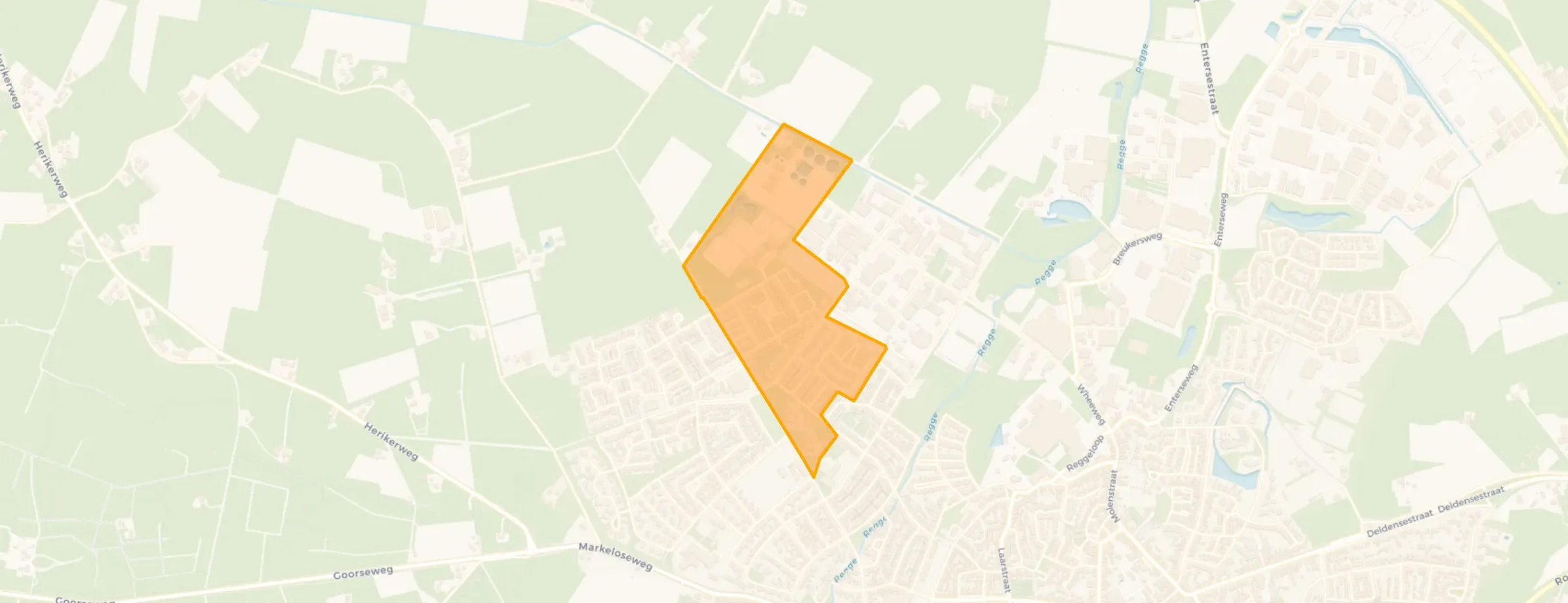 Kaart van De Whee II-Noord