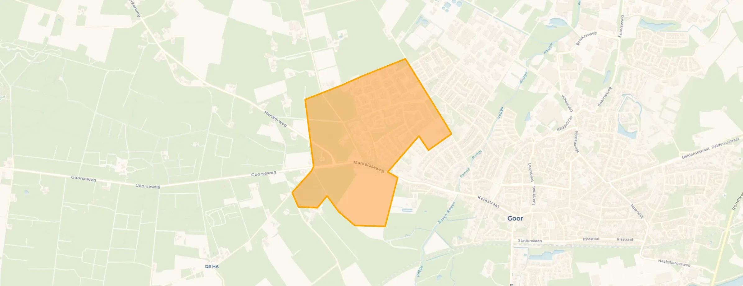 Kaart van De Whee II-Zuid