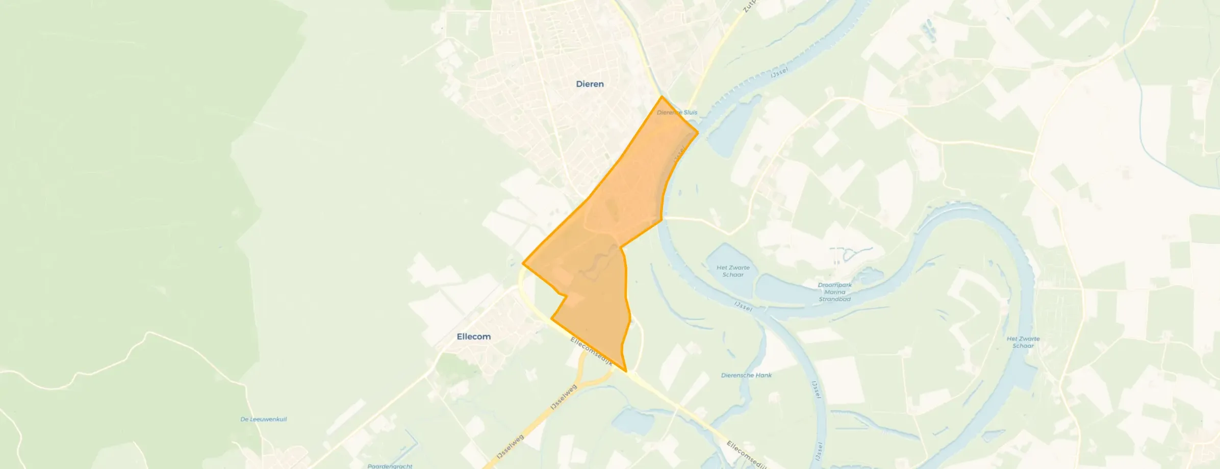 Buurt Dieren-Zuid beneden spoorlijn, Dieren