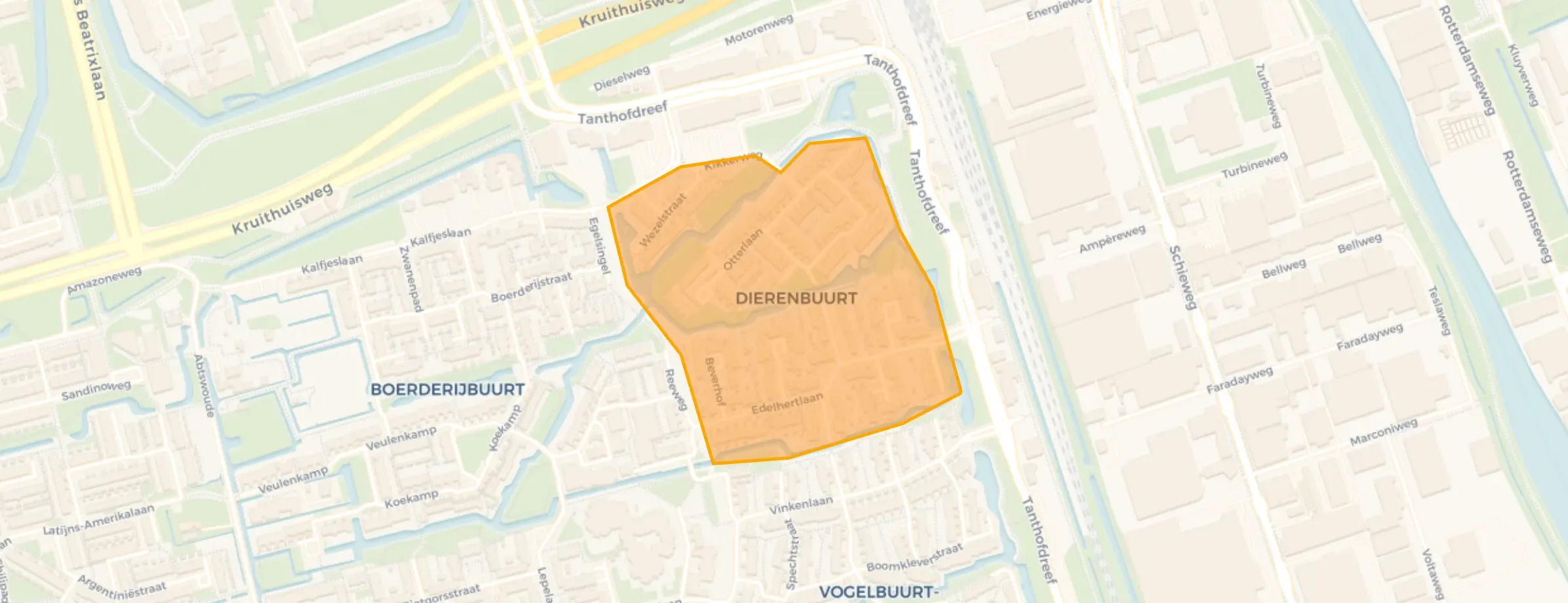 Buurt Dierenbuurt, Delft