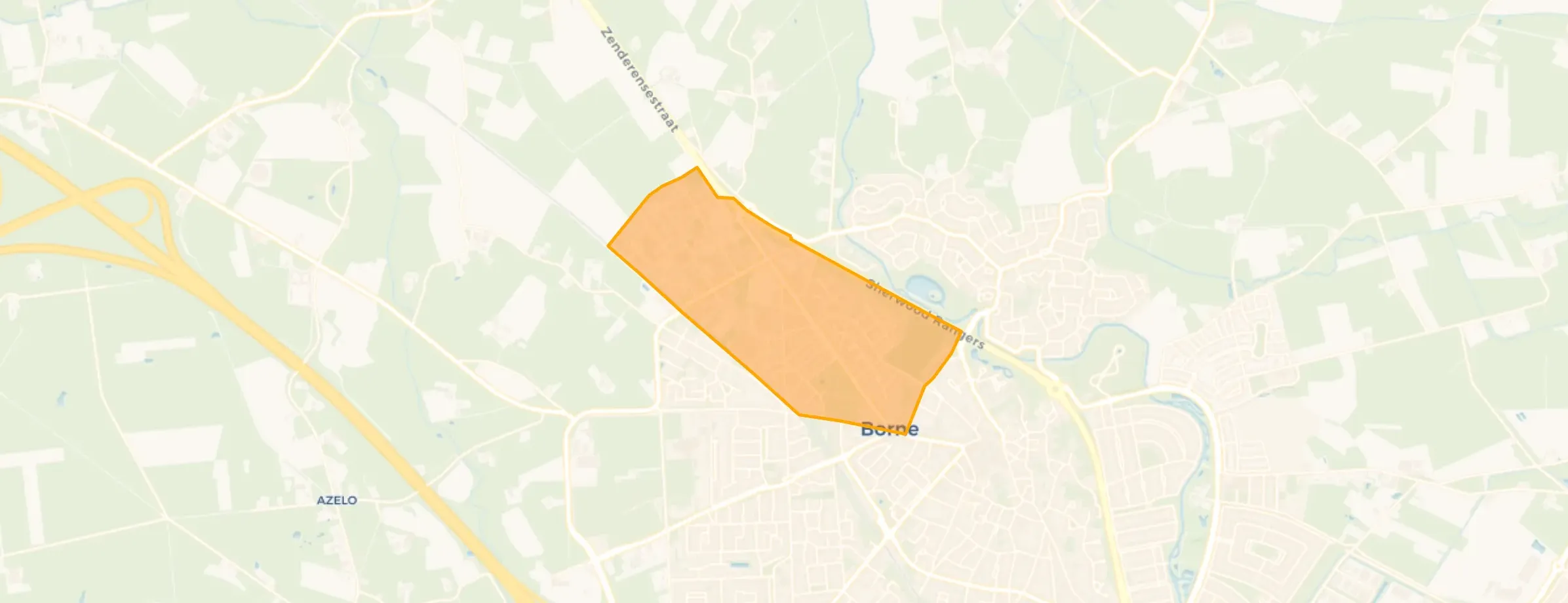 Buurt Dikkerslaan-Molenkampsweg en omgeving, Borne