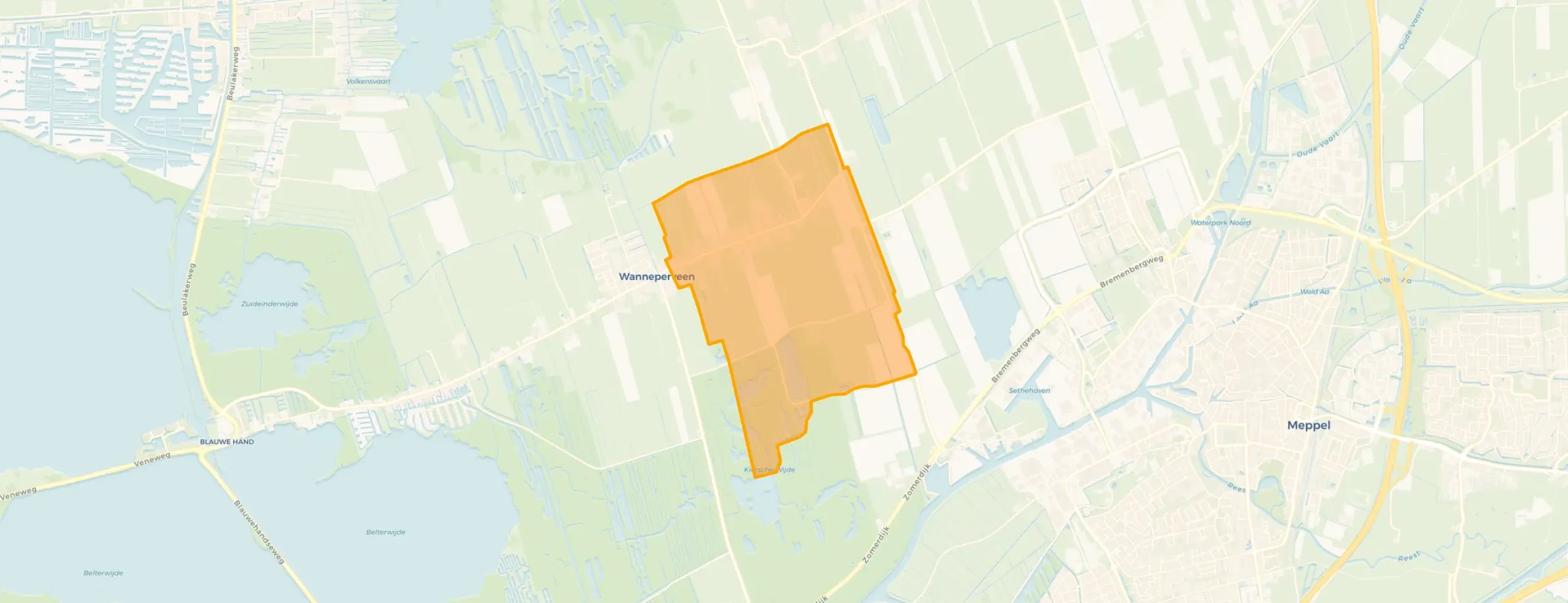 Buurt Dinxterveen, Wanneperveen
