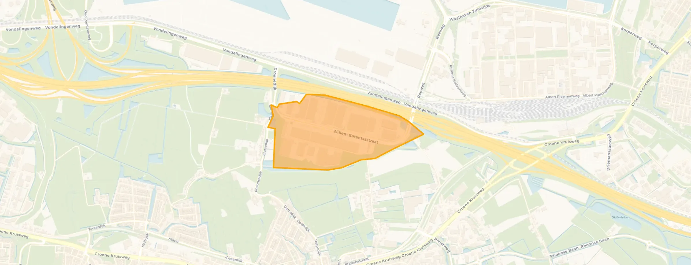 Kaart van Distripark