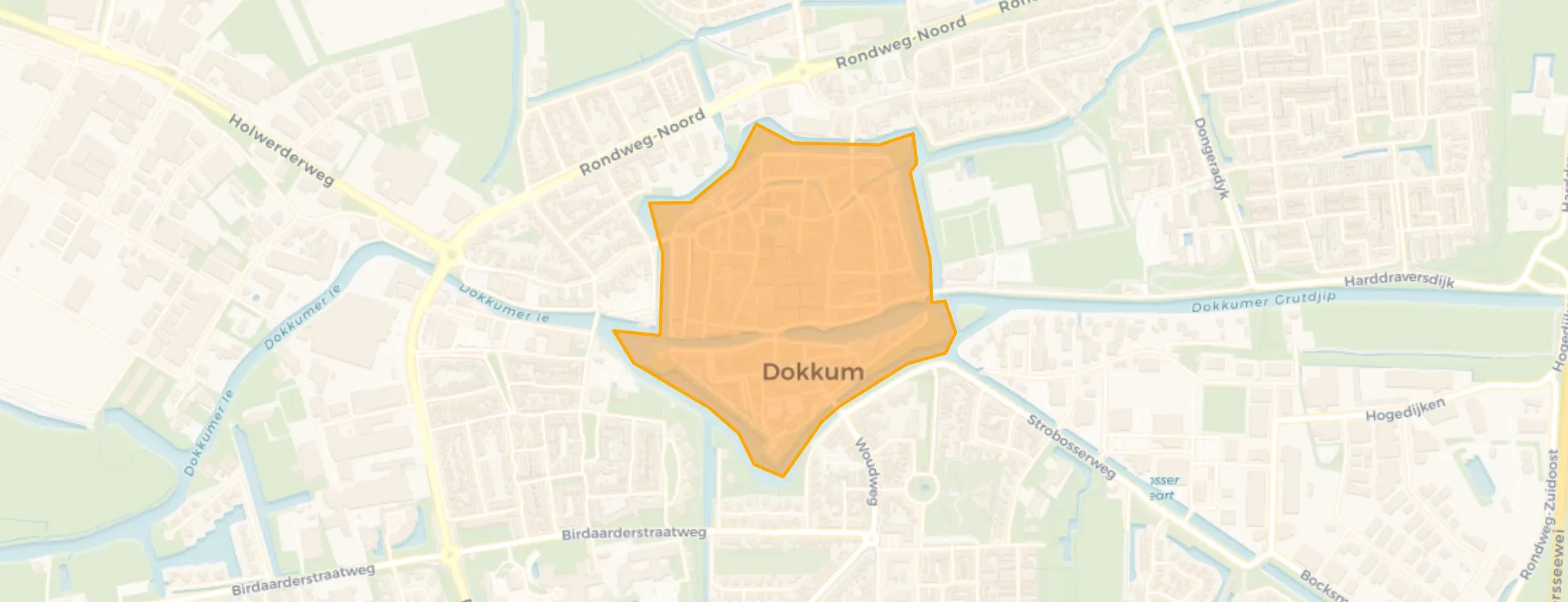 Buurt Dokkum binnen de Bolwerken, Dokkum