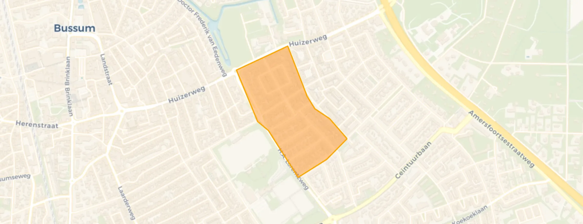 Kaart van Donderstraat