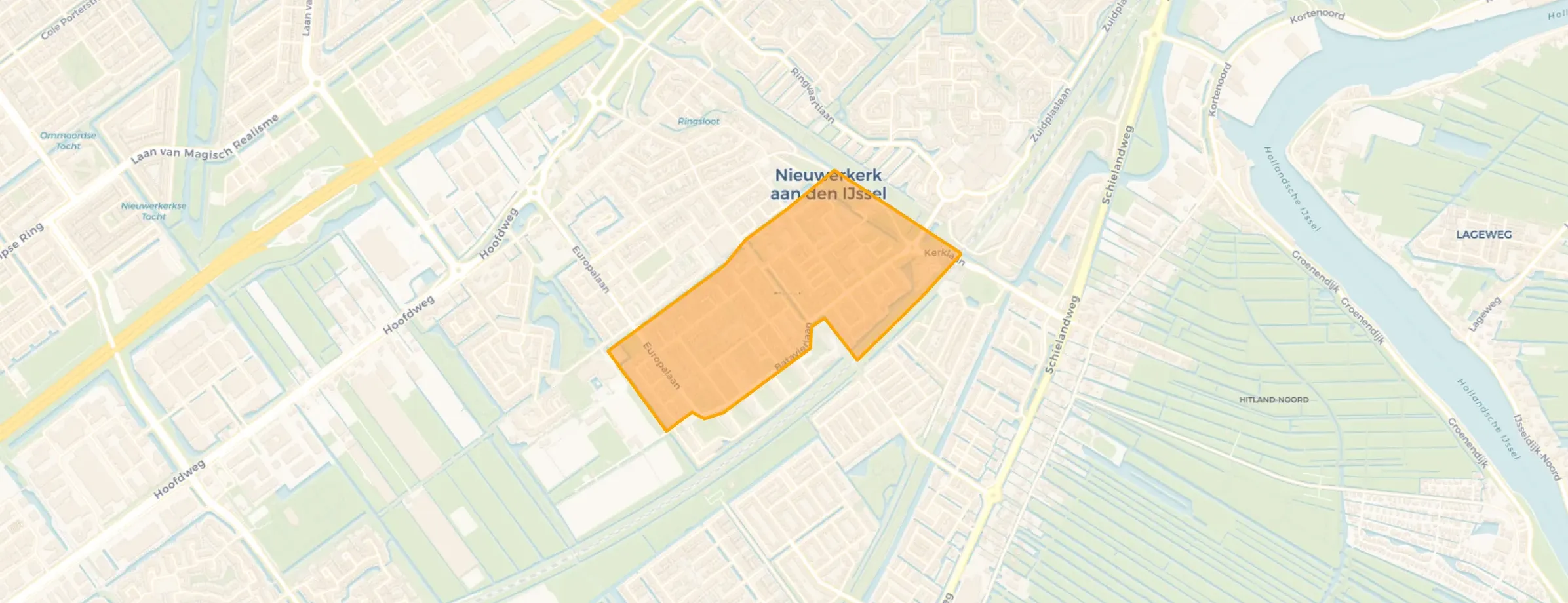 Kaart van Dorrestein-Zuid