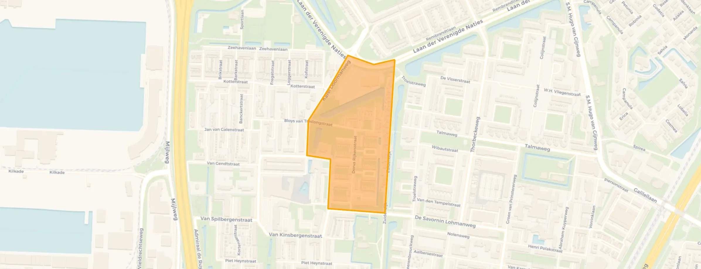 Buurt Dorus Rijkersstraat en omgeving, Dordrecht