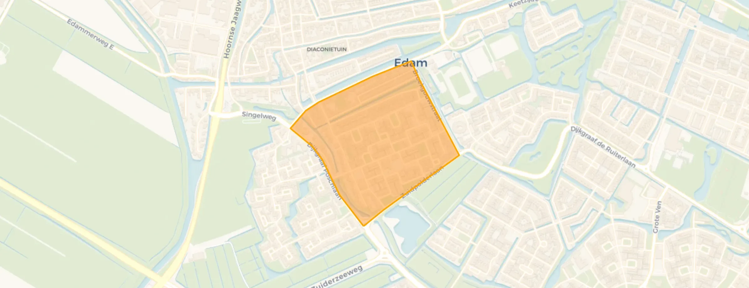 Edam-Singelwijk in Edam-Volendam