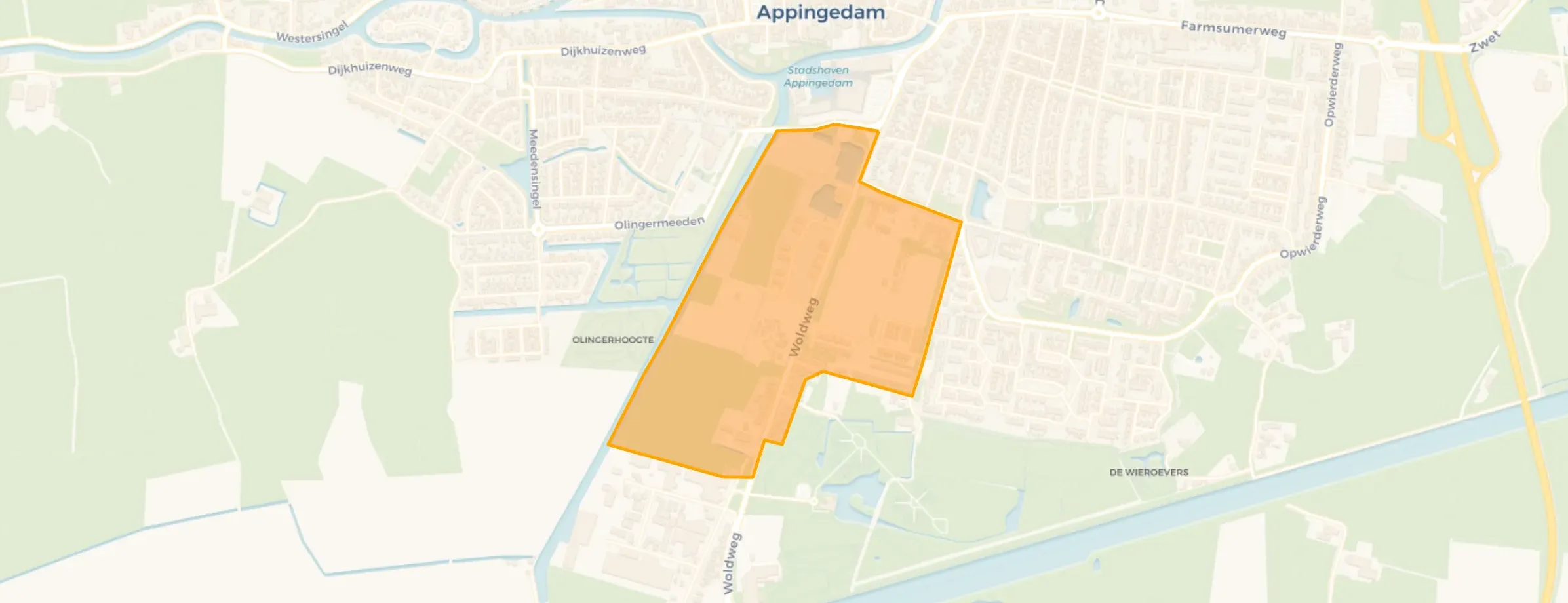 Kaart van Eendrachtbuurt