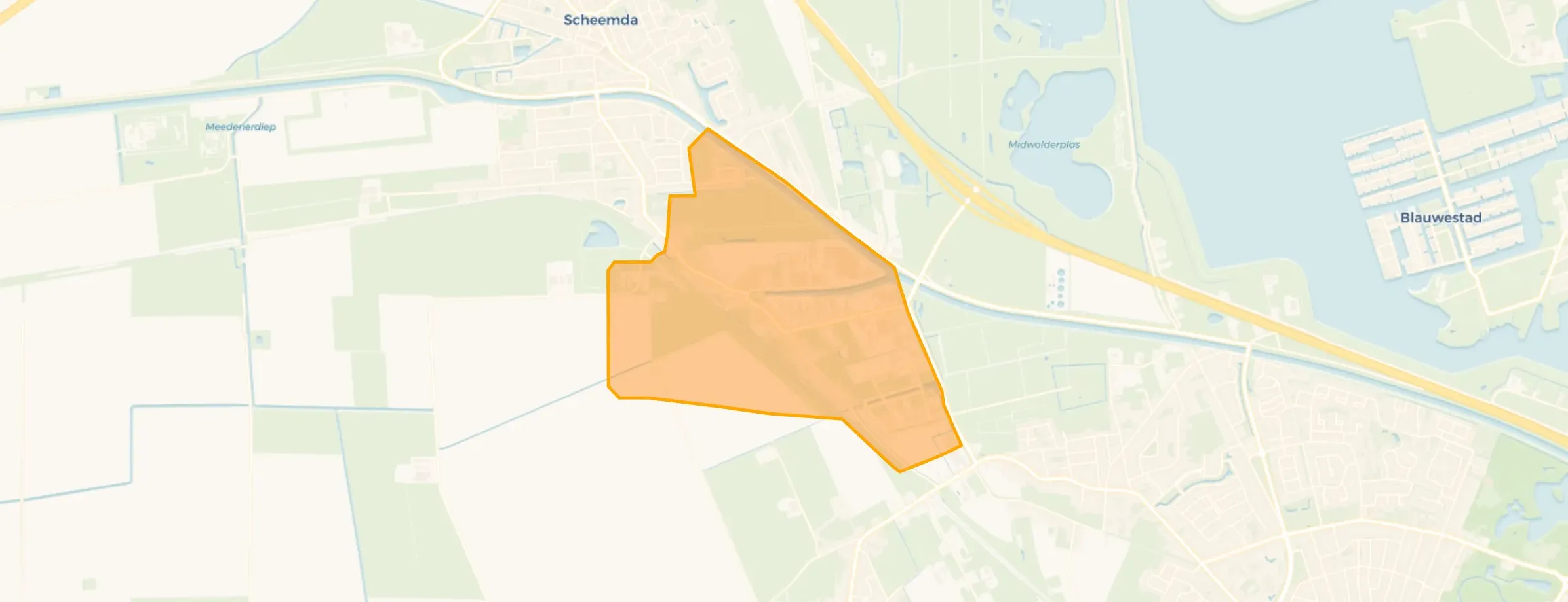 Kaart van Eexta-Zuid