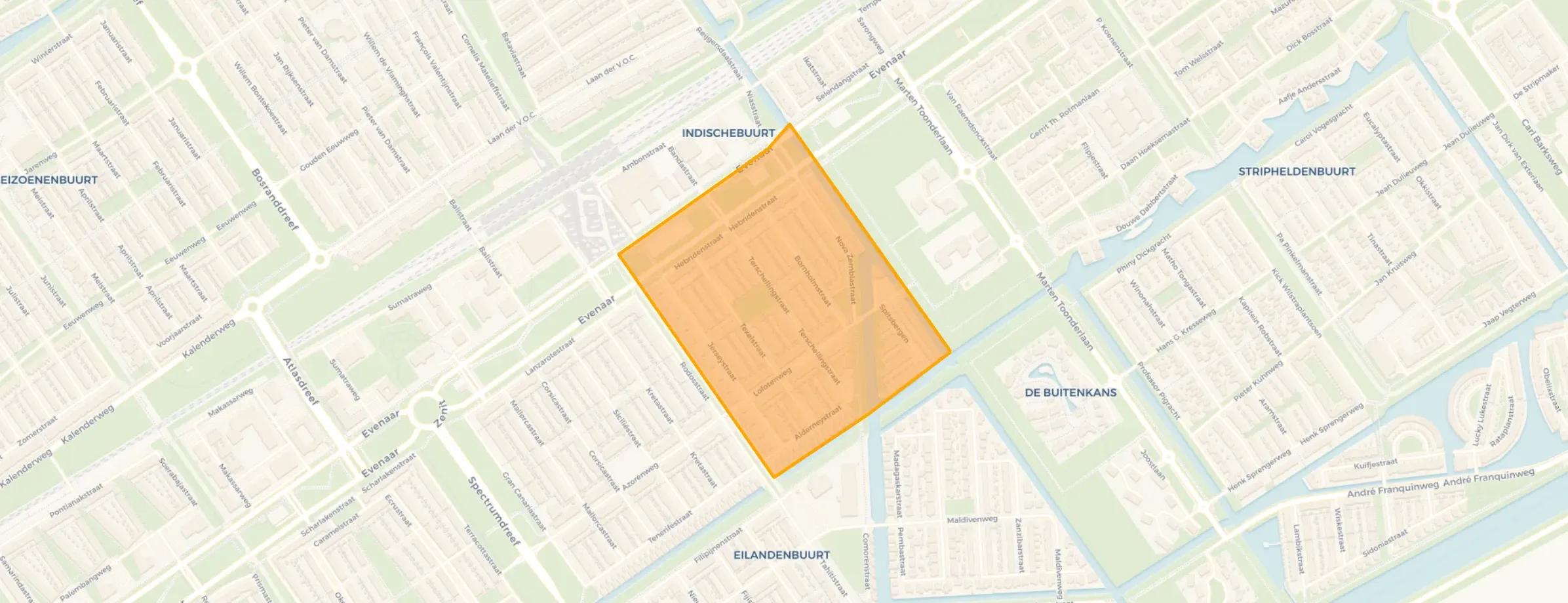 Buurt Eilandenbuurt Noord, Almere