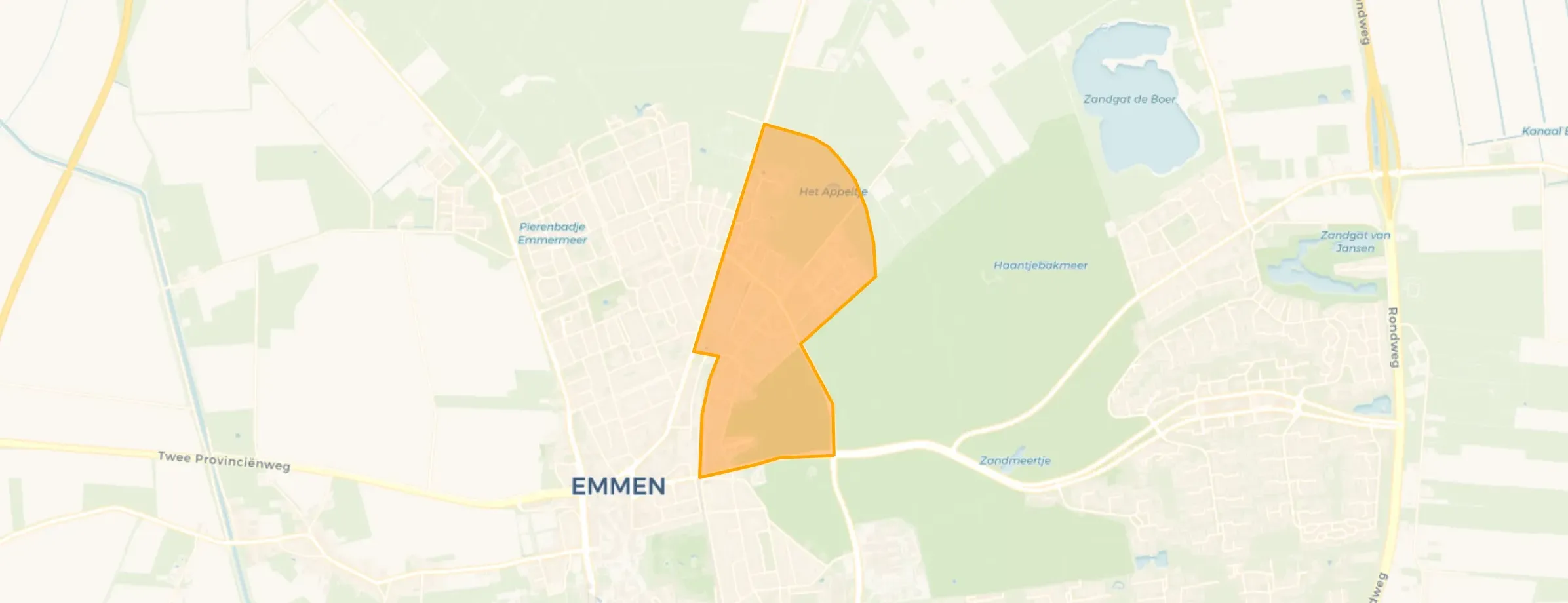 Emmen-omgeving Oude Roswinkelerweg in Emmen