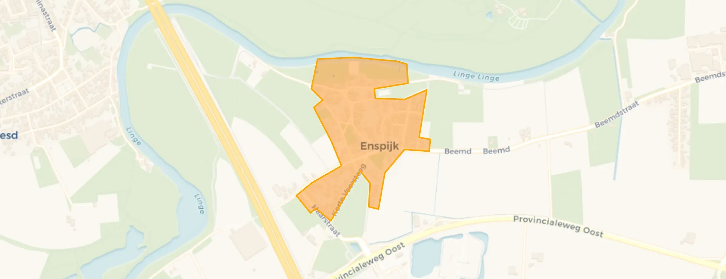 Kaart van Enspijk