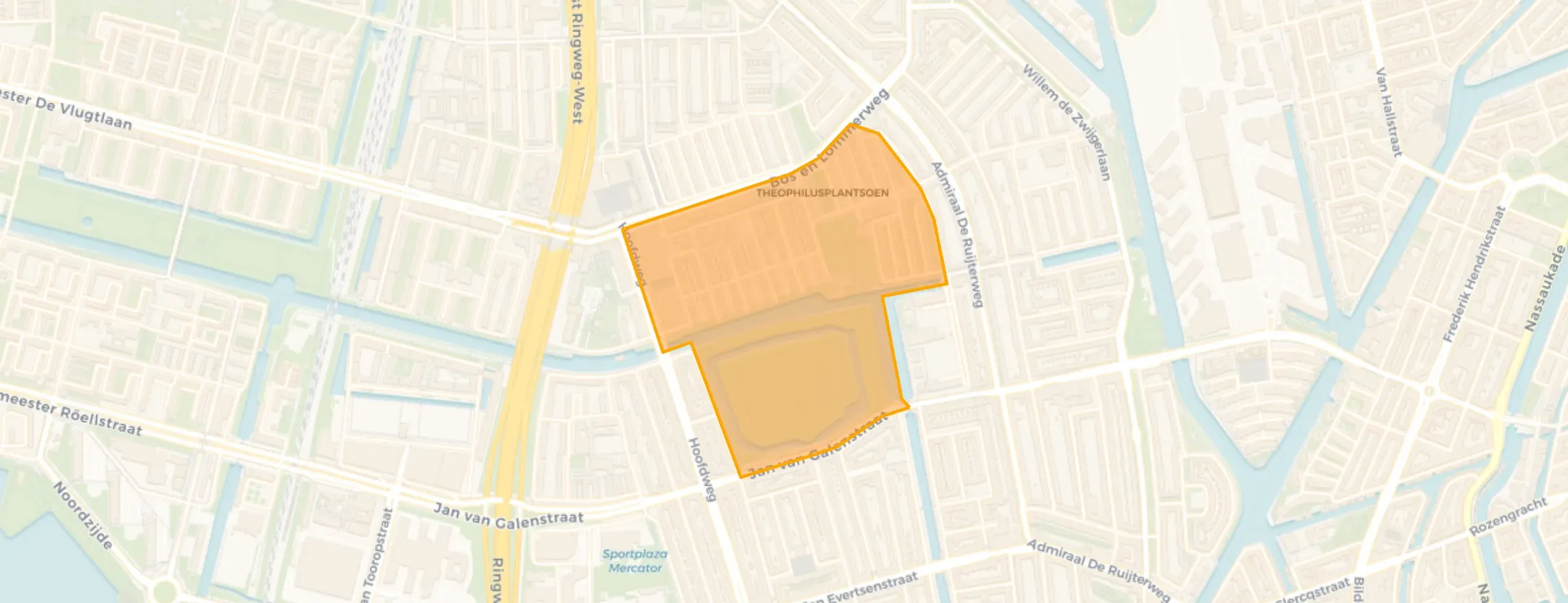 Buurt Erasmusparkbuurt-West, Amsterdam