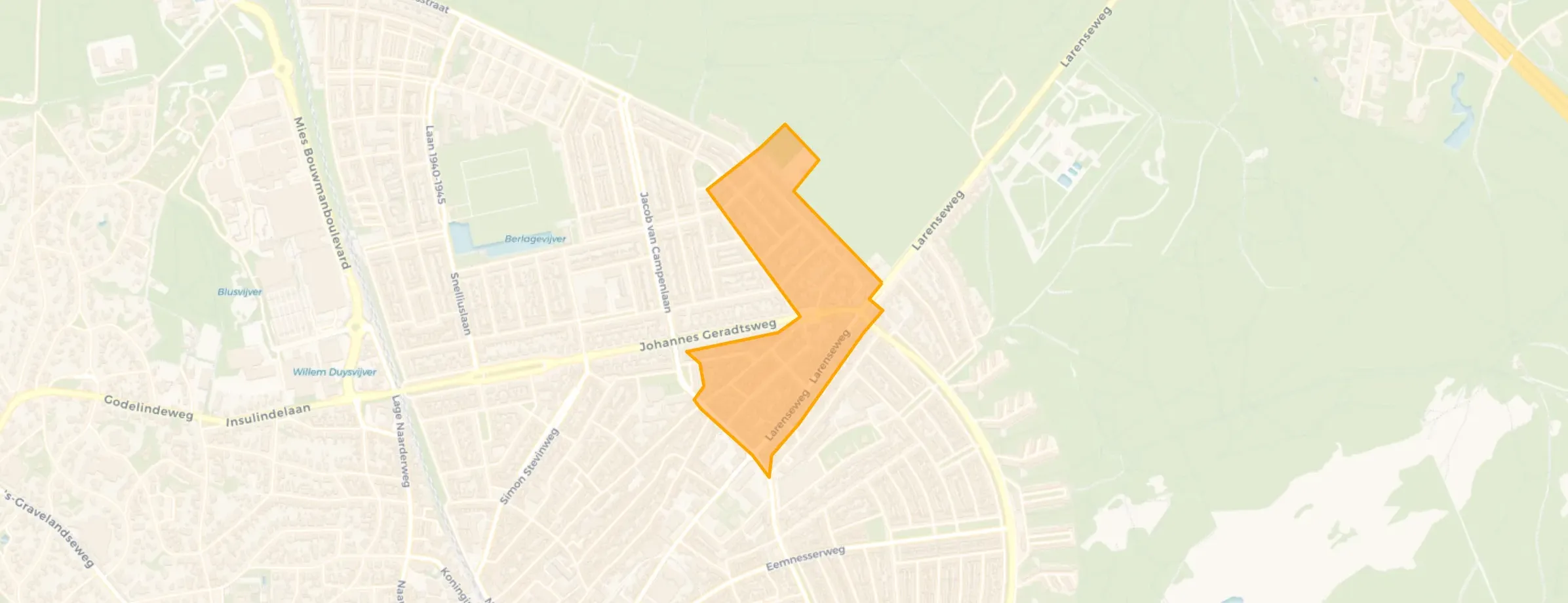 Buurt Erfgooiersbuurt, Hilversum
