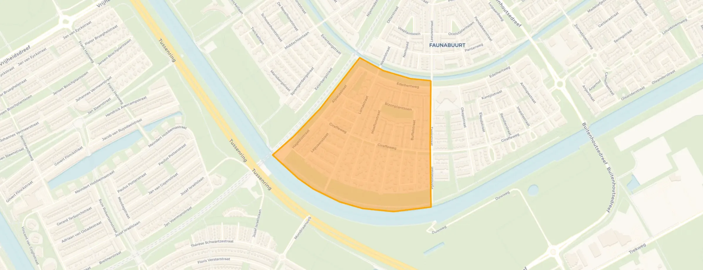 Buurt Faunabuurt Zuidwest, Almere