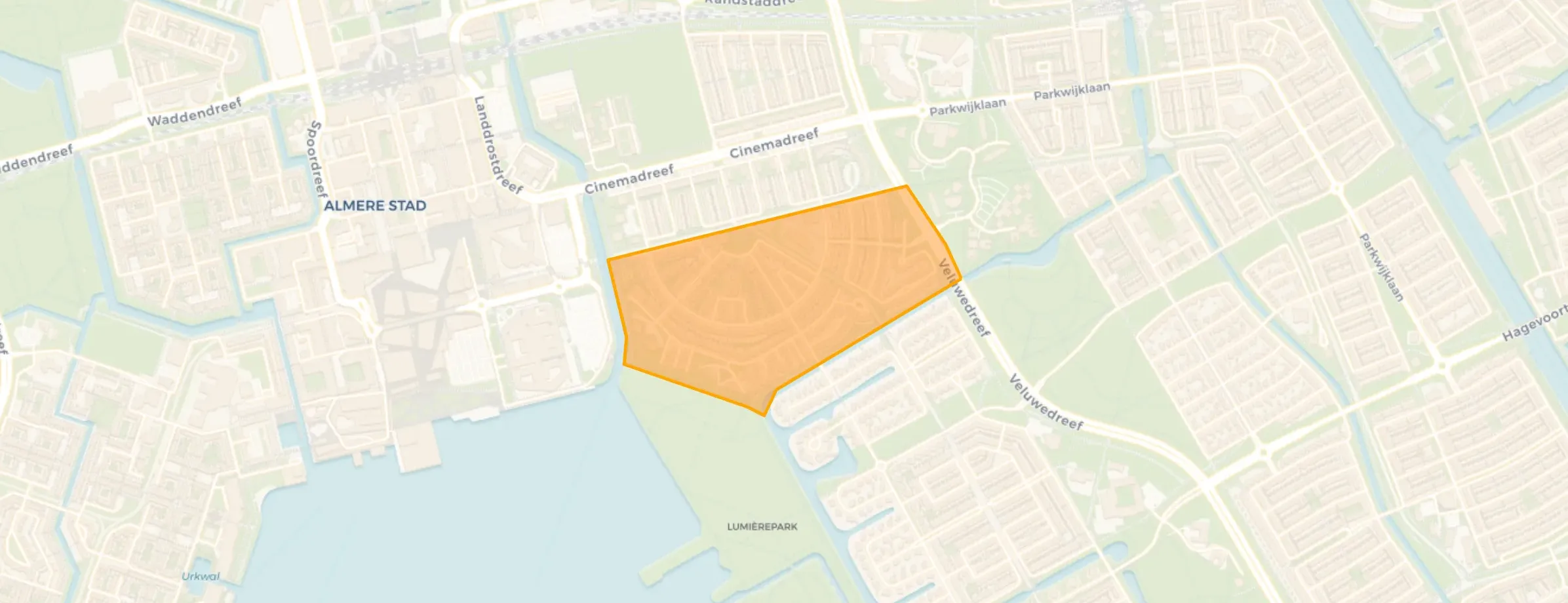 Buurt Filmwijk Bouwrai Zuid, Almere