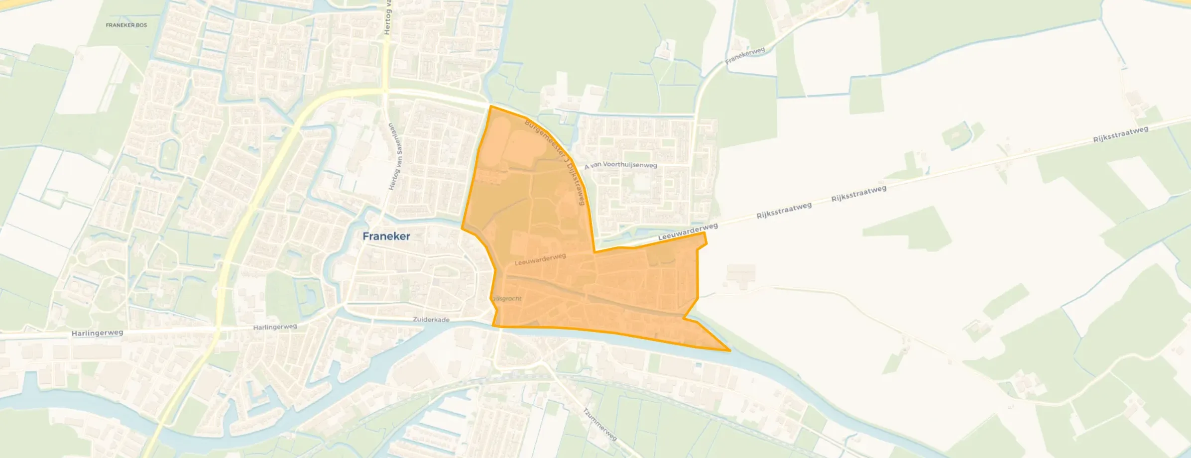 Buurt Franeker Bloemketerp en Watertorenbuurt, Franeker