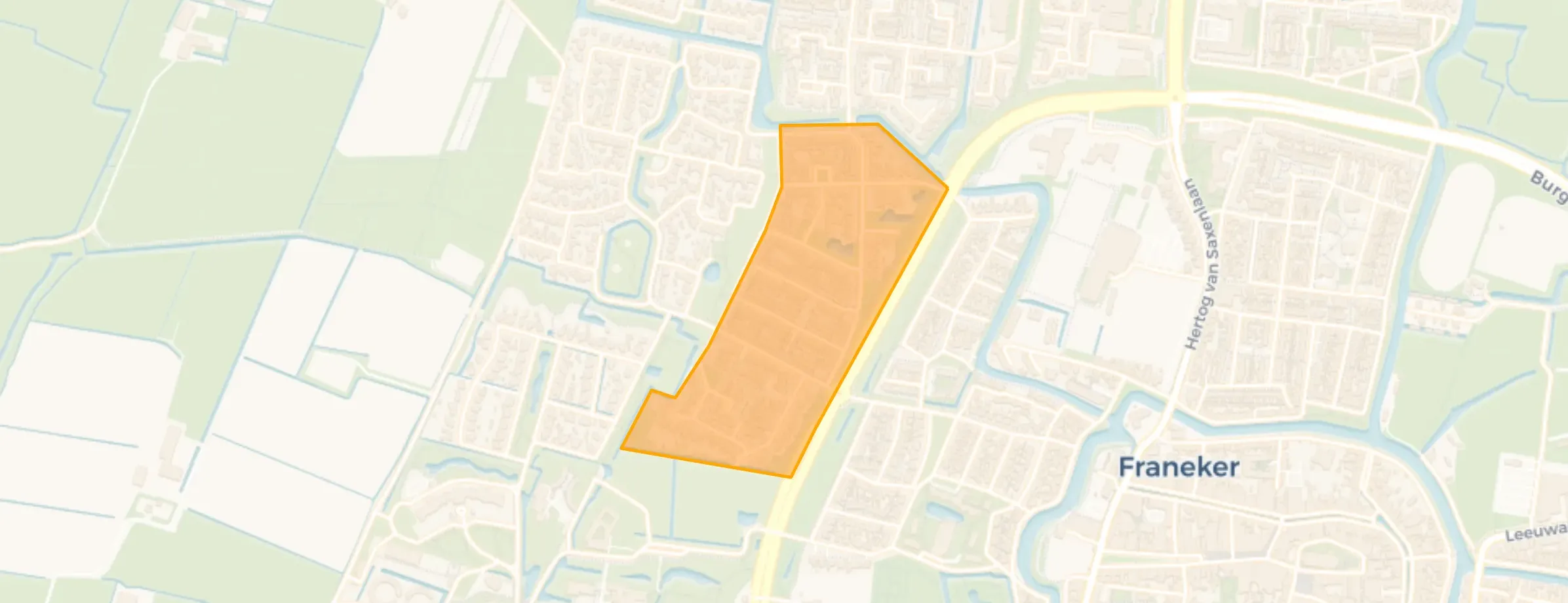 Franeker Kaatsersbuurt in Waadhoeke