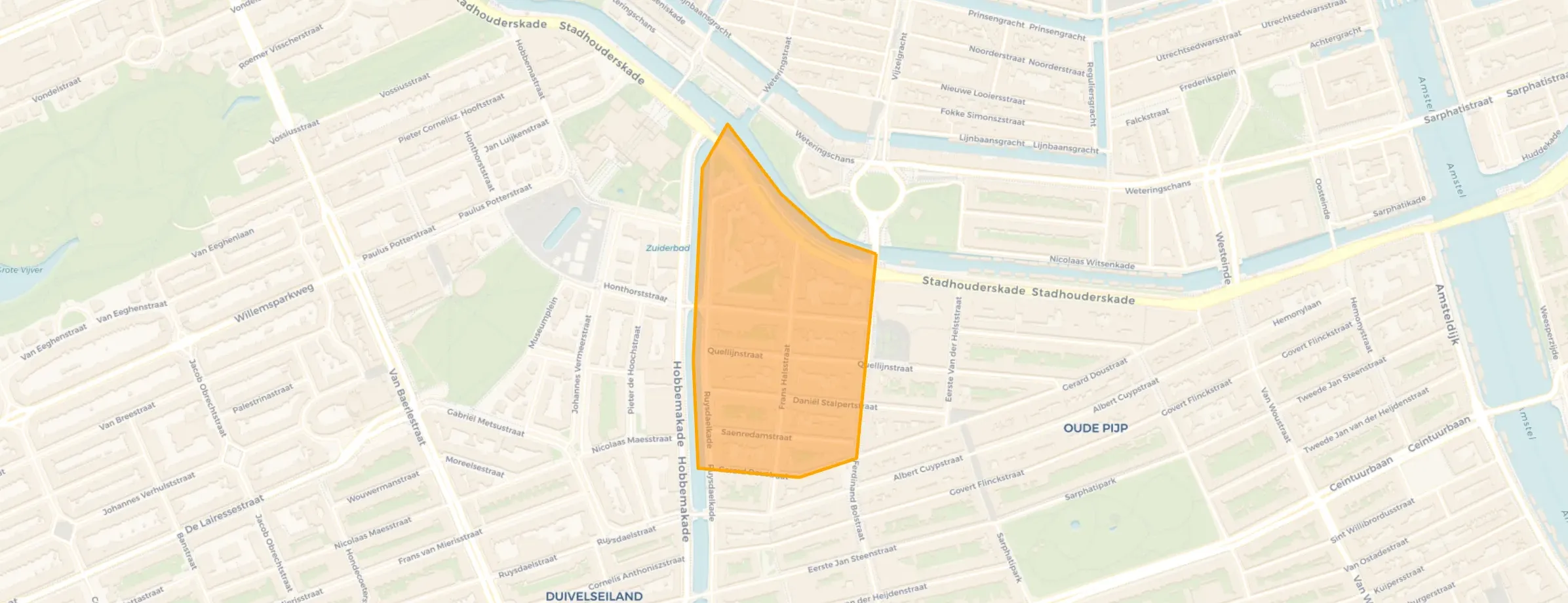 Buurt Frans Halsbuurt, Amsterdam