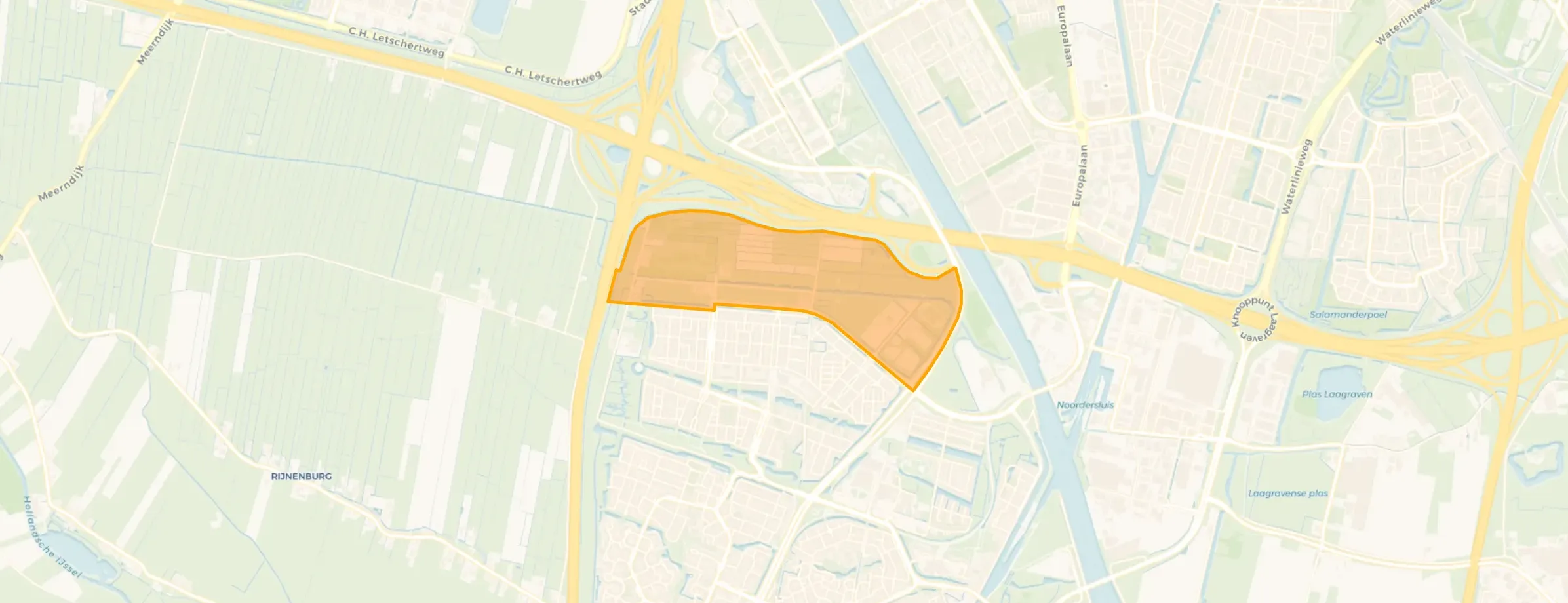 Kaart van Galecopperzoom
