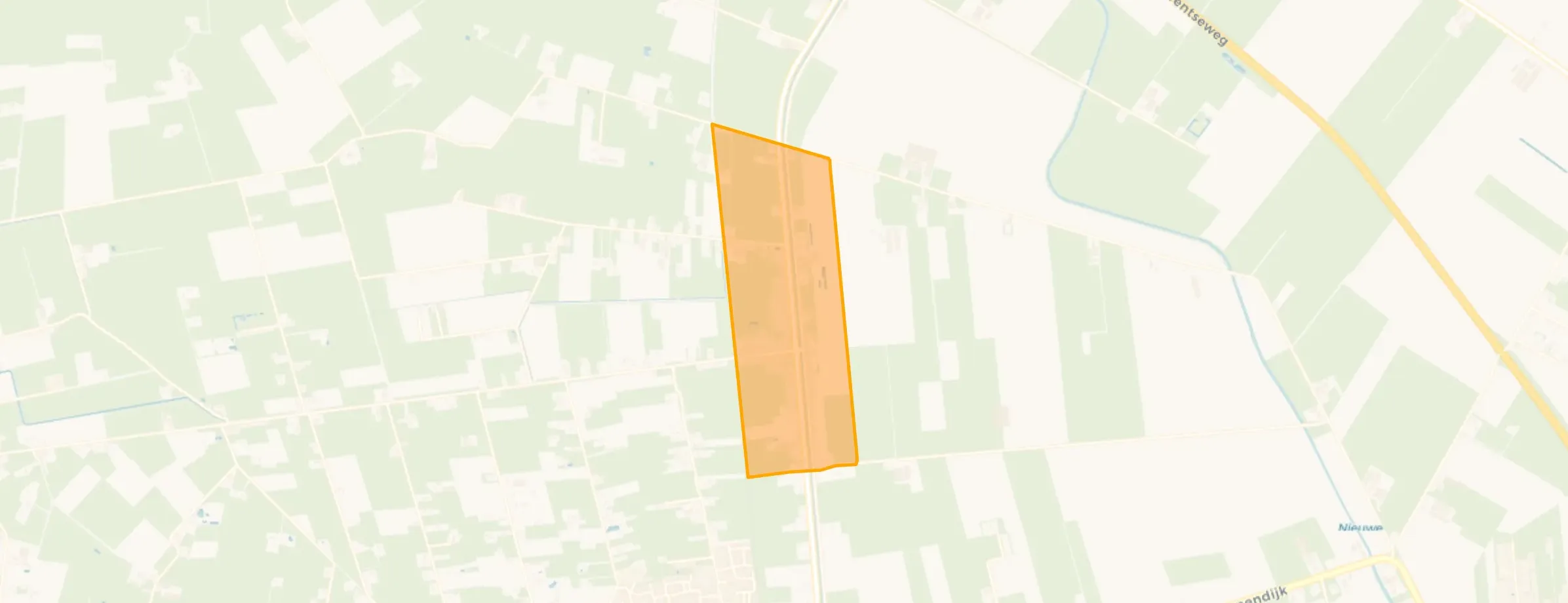 Kaart van Geerdijk-Oost