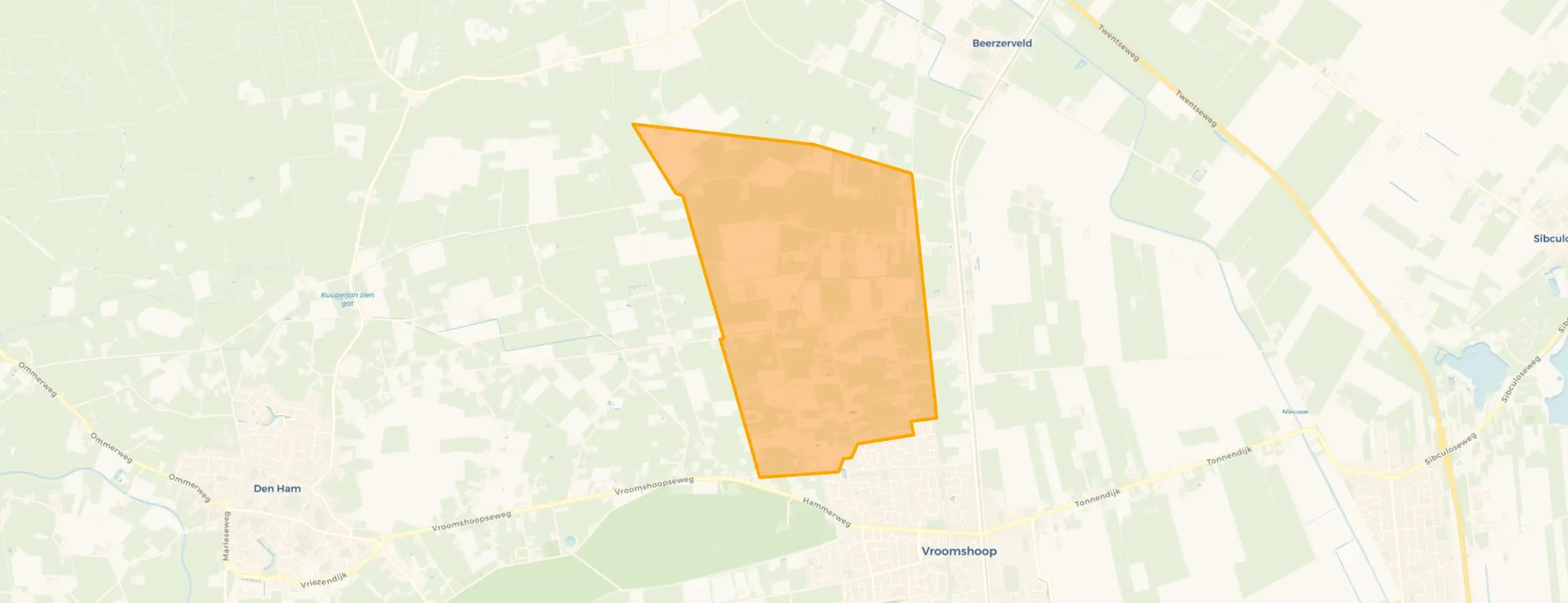 Kaart van Geerdijk-West